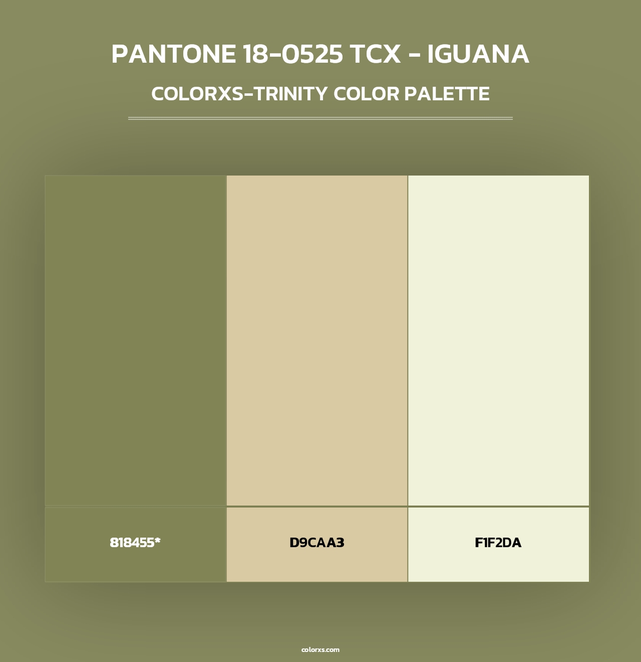 PANTONE 18-0525 TCX - Iguana - Colorxs Trinity Palette
