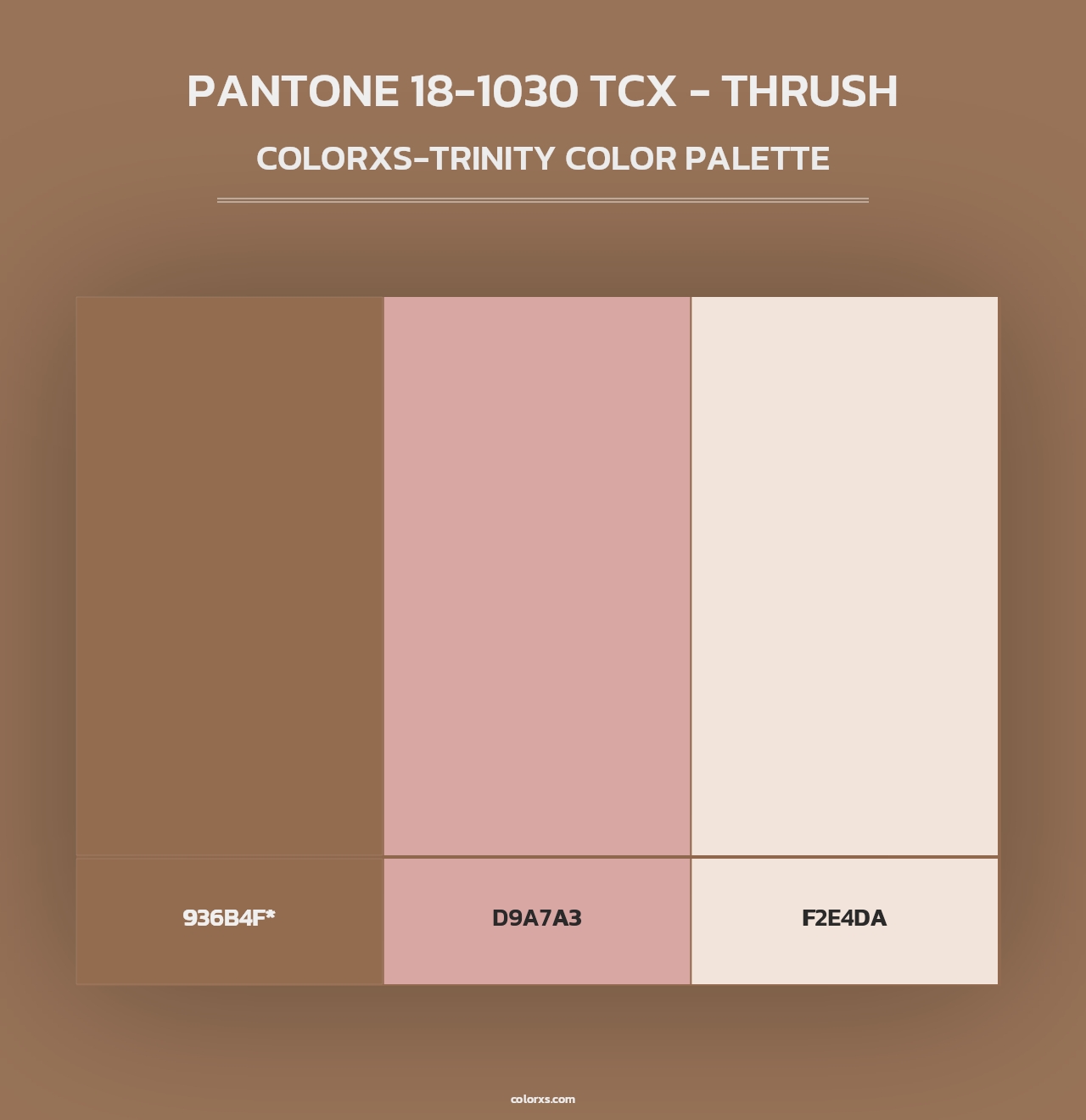 PANTONE 18-1030 TCX - Thrush - Colorxs Trinity Palette