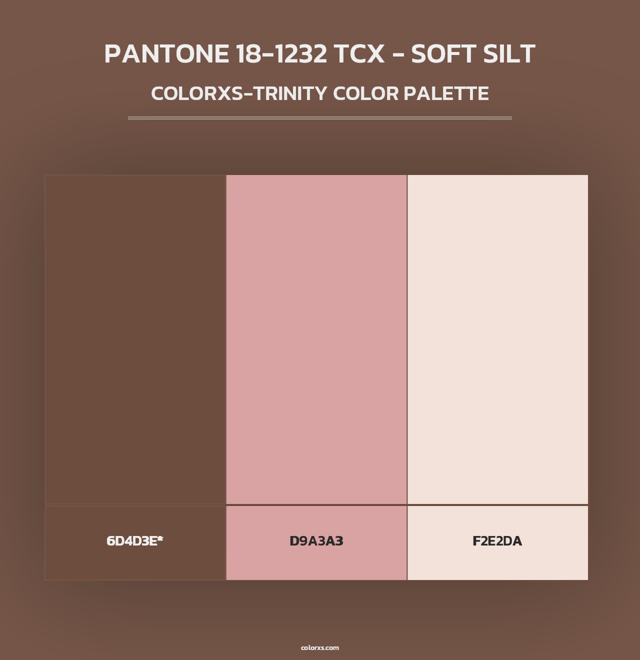 PANTONE 18-1232 TCX - Soft Silt - Colorxs Trinity Palette