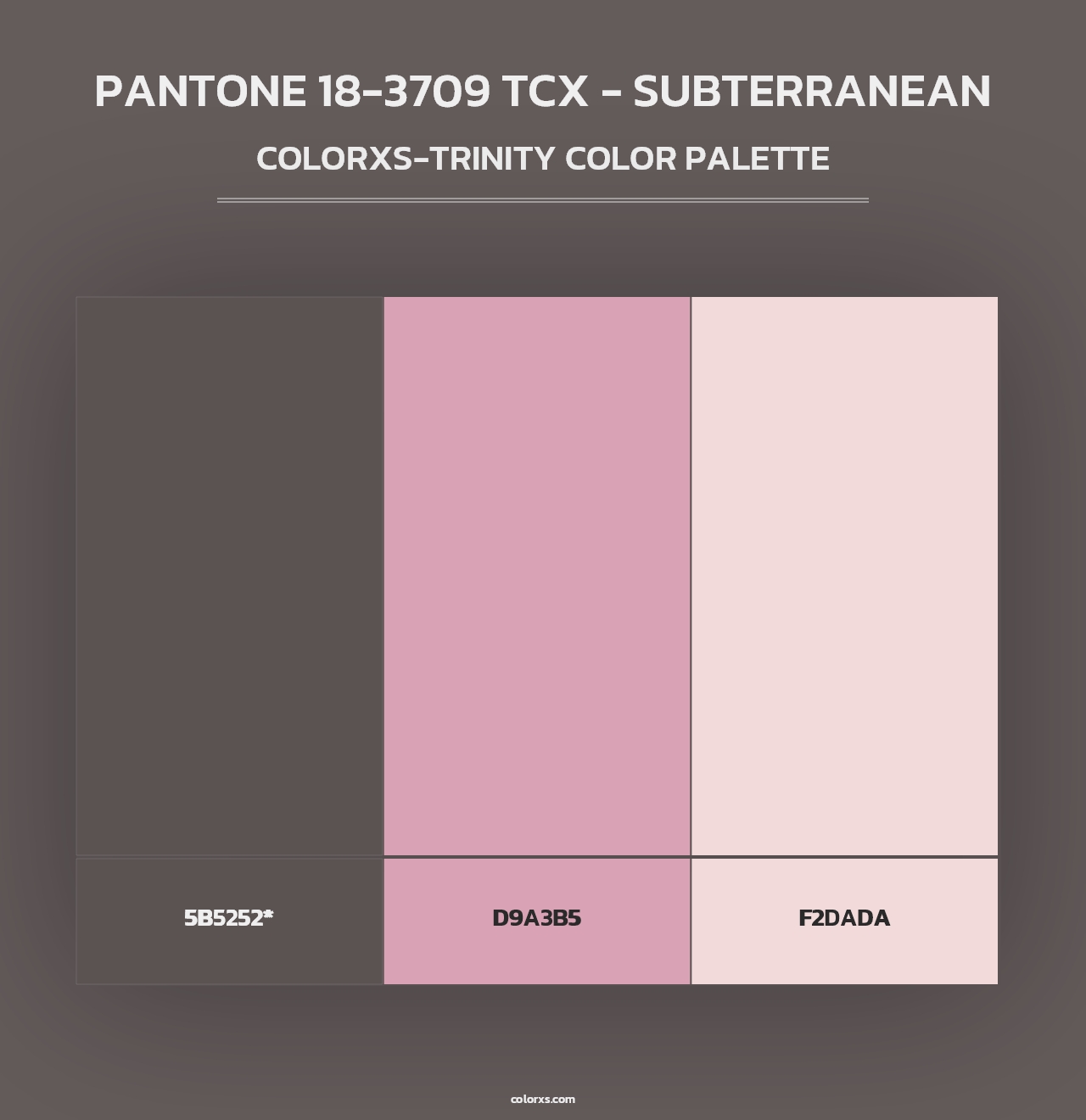 PANTONE 18-3709 TCX - Subterranean - Colorxs Trinity Palette