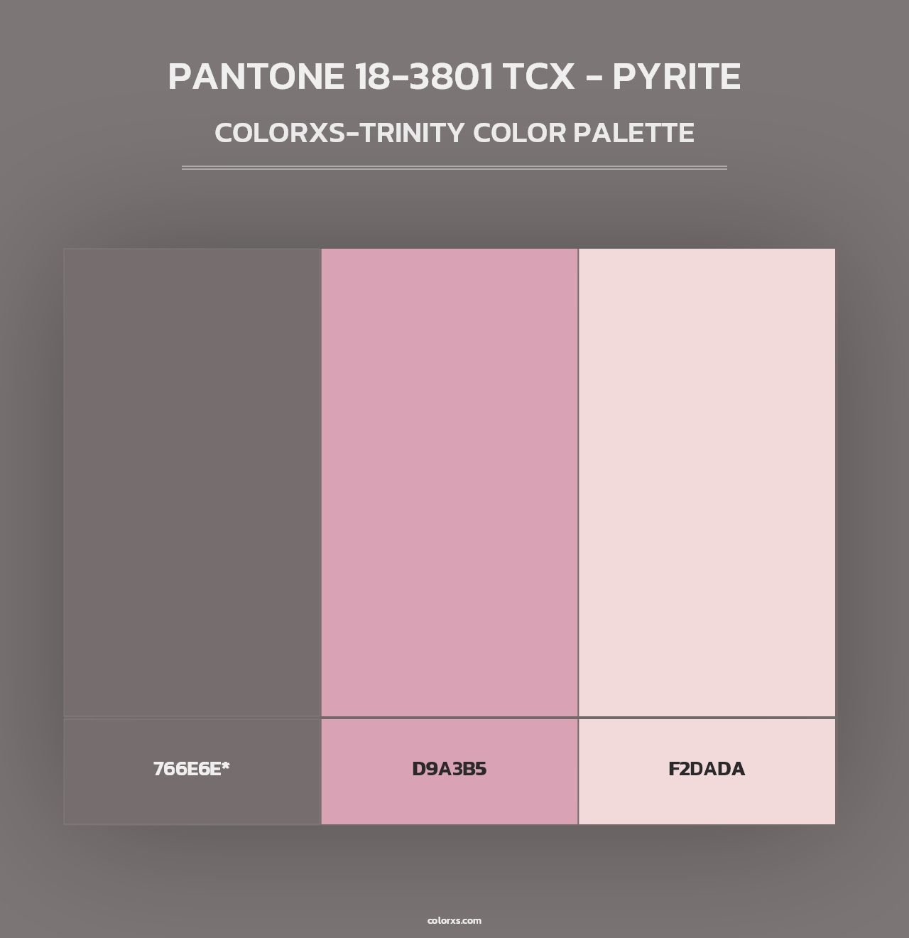 PANTONE 18-3801 TCX - Pyrite - Colorxs Trinity Palette
