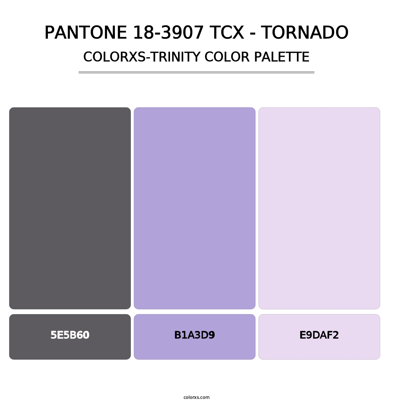PANTONE 18-3907 TCX - Tornado - Colorxs Trinity Palette