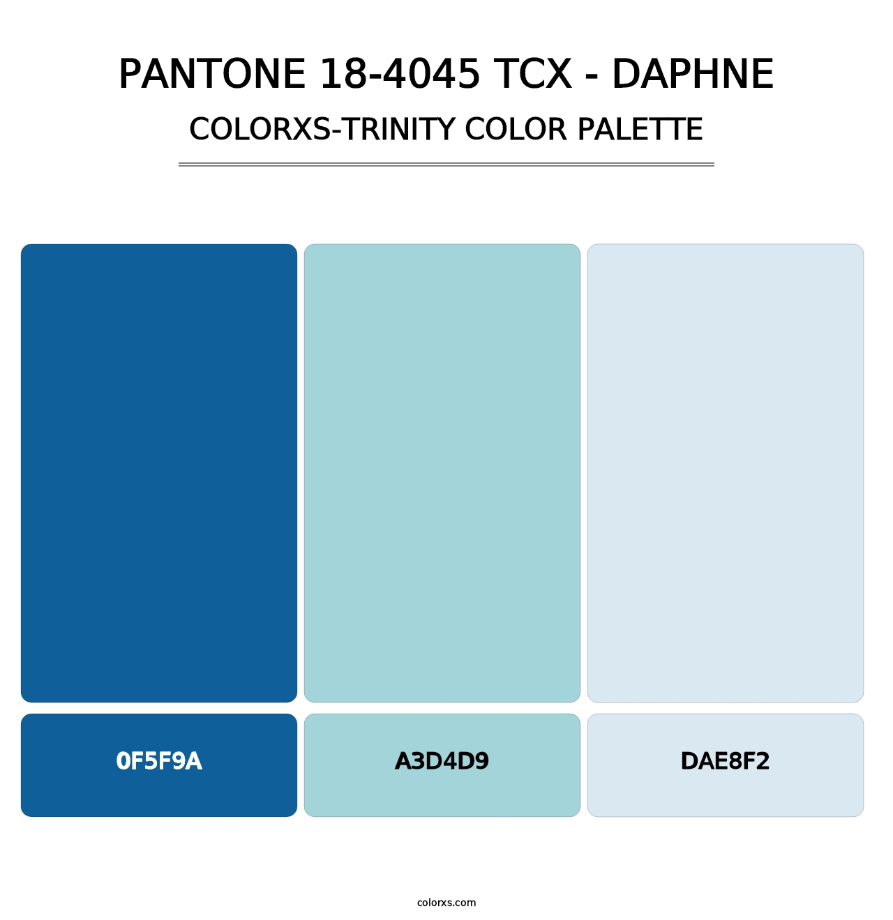 PANTONE 18-4045 TCX - Daphne - Colorxs Trinity Palette