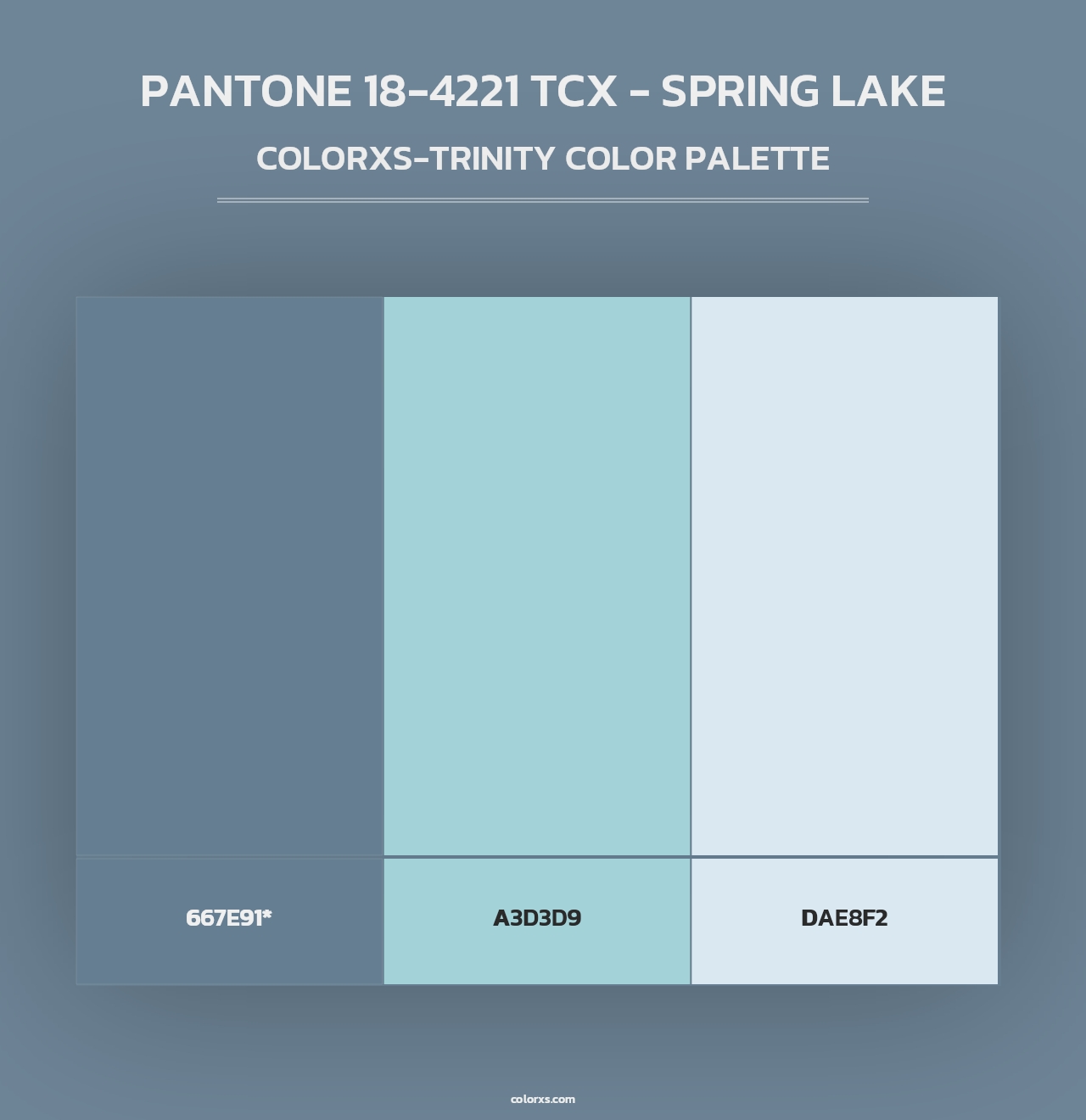 PANTONE 18-4221 TCX - Spring Lake - Colorxs Trinity Palette
