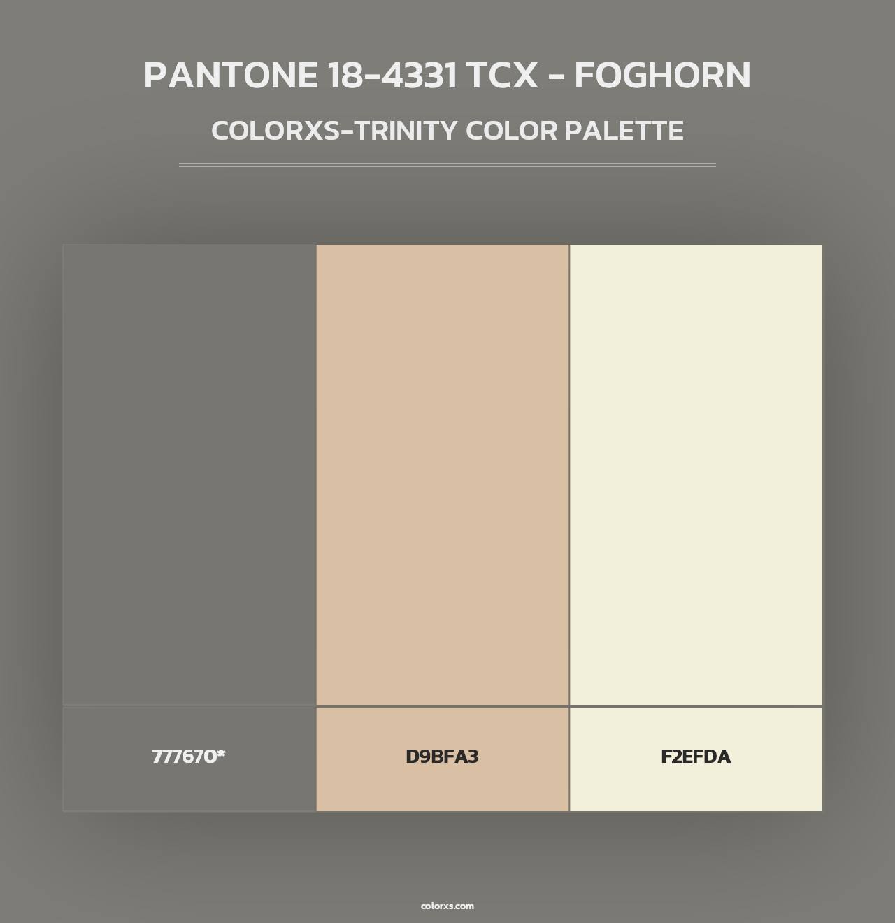 PANTONE 18-4331 TCX - Foghorn - Colorxs Trinity Palette