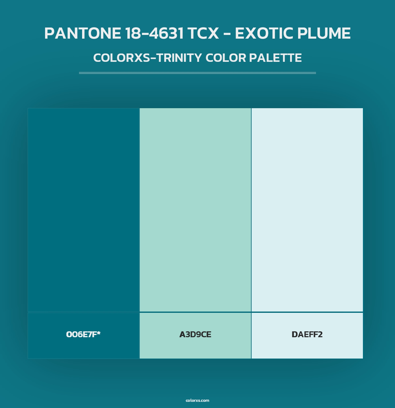 PANTONE 18-4631 TCX - Exotic Plume - Colorxs Trinity Palette