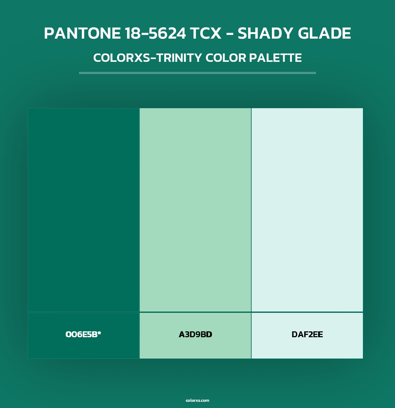 PANTONE 18-5624 TCX - Shady Glade - Colorxs Trinity Palette