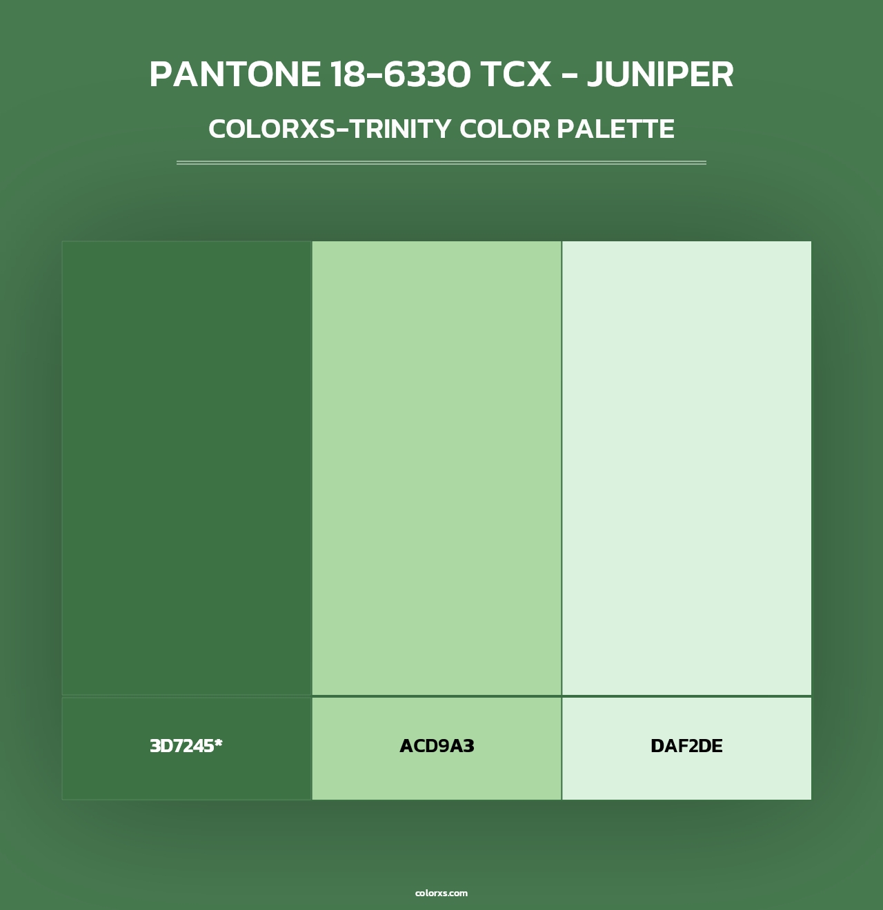 PANTONE 18-6330 TCX - Juniper - Colorxs Trinity Palette