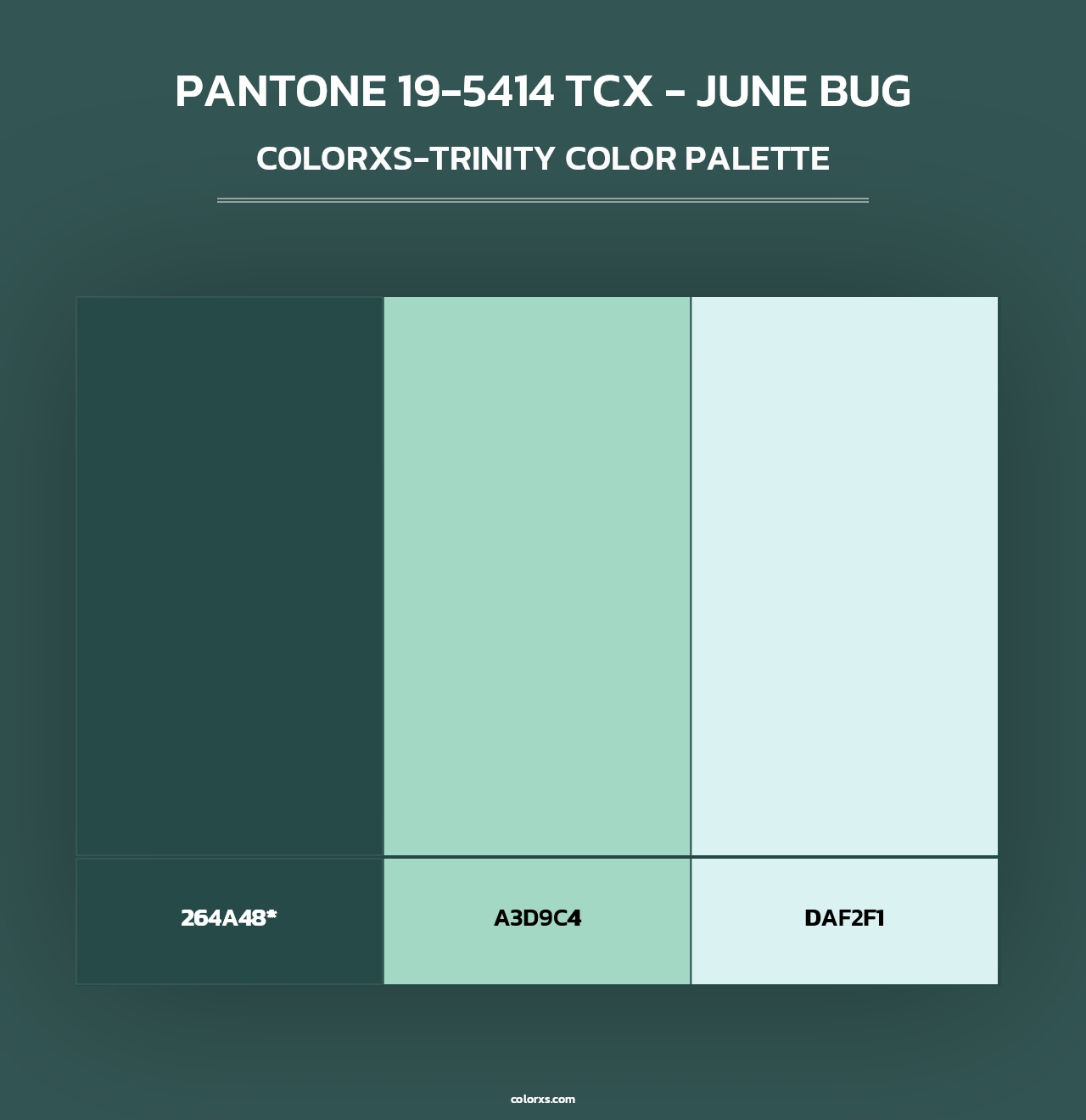 PANTONE 19-5414 TCX - June Bug - Colorxs Trinity Palette