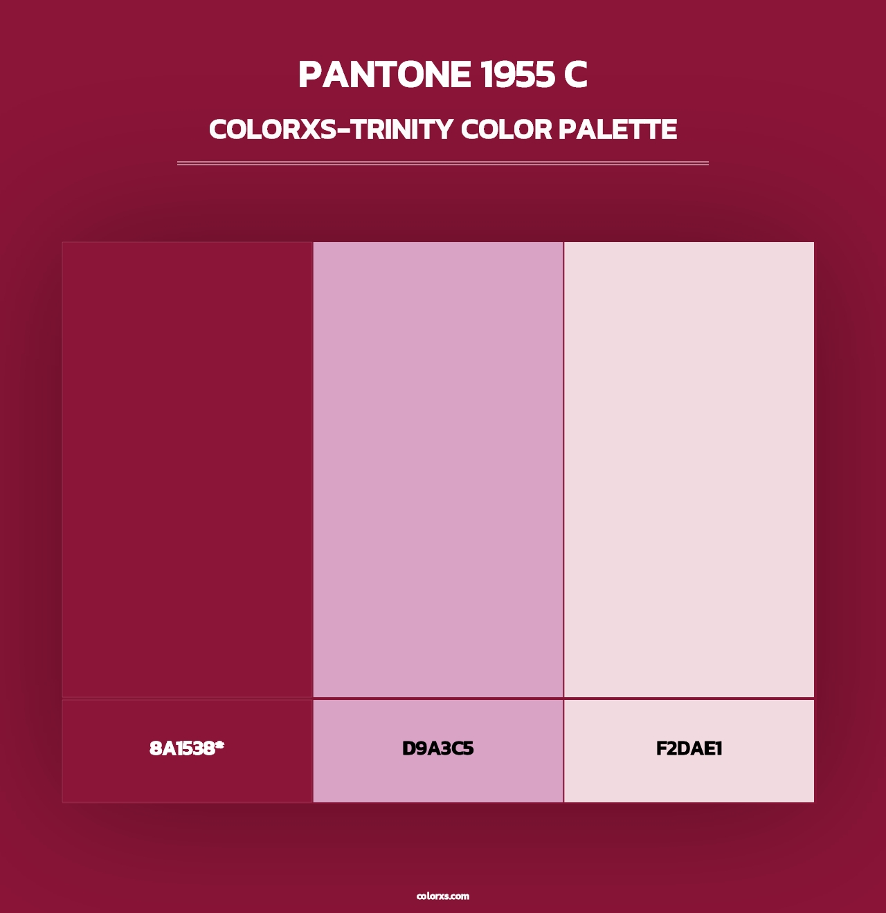 PANTONE 1955 C - Colorxs Trinity Palette