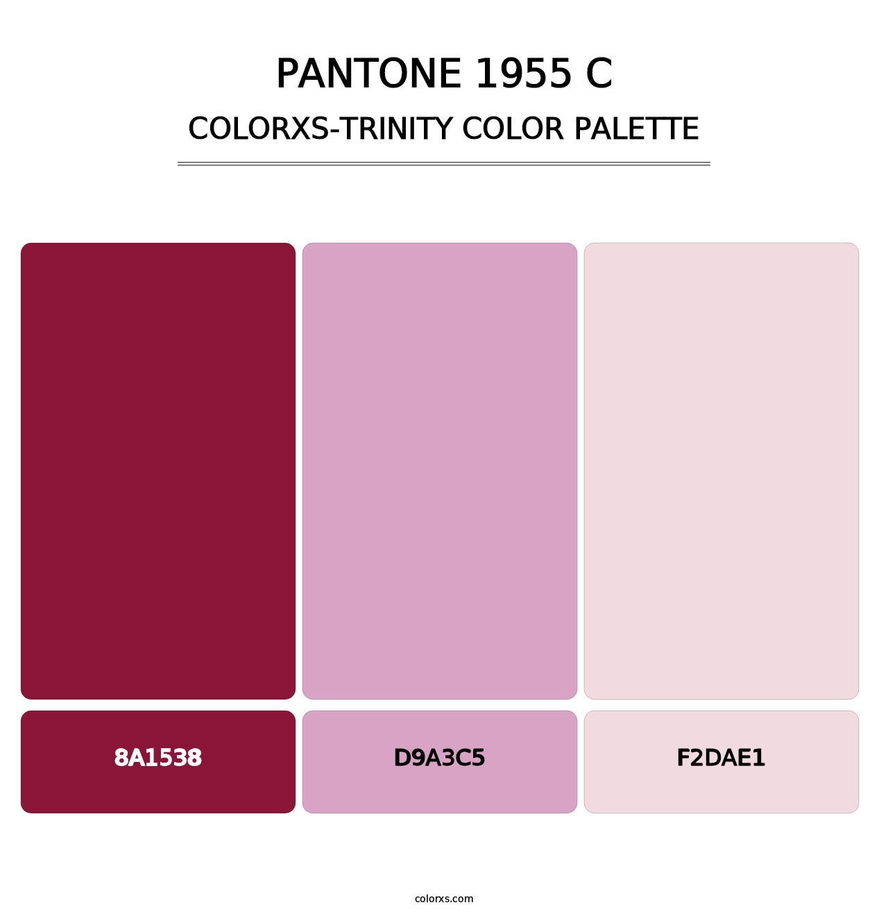 PANTONE 1955 C - Colorxs Trinity Palette