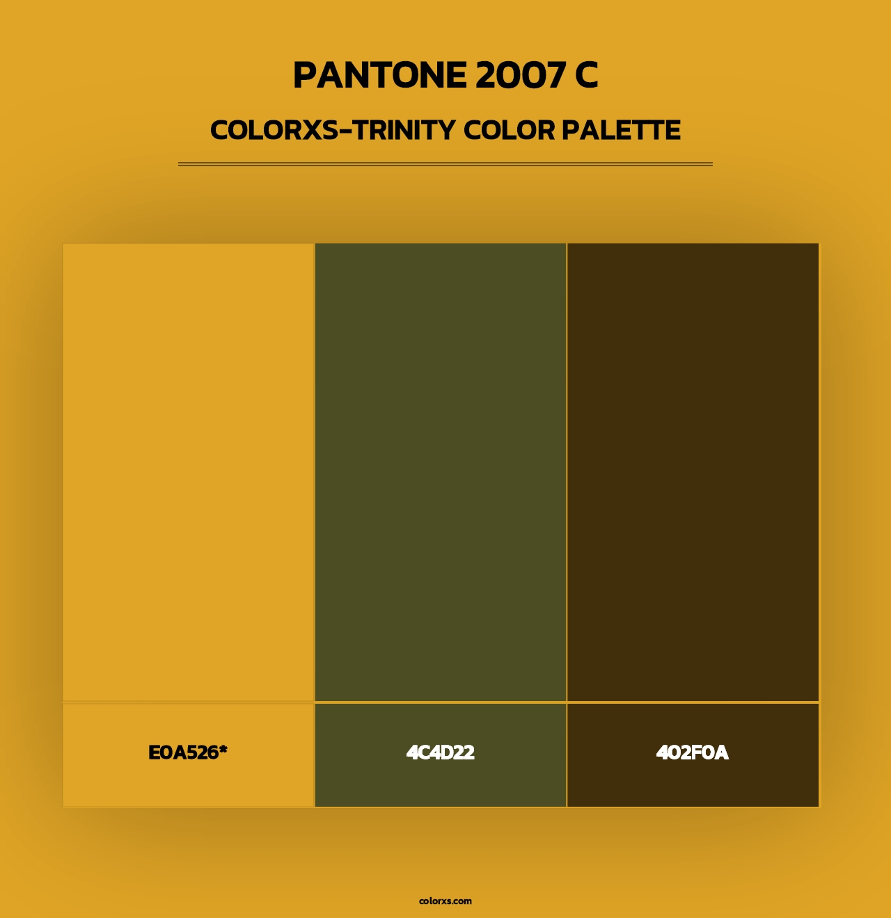 PANTONE 2007 C - Colorxs Trinity Palette