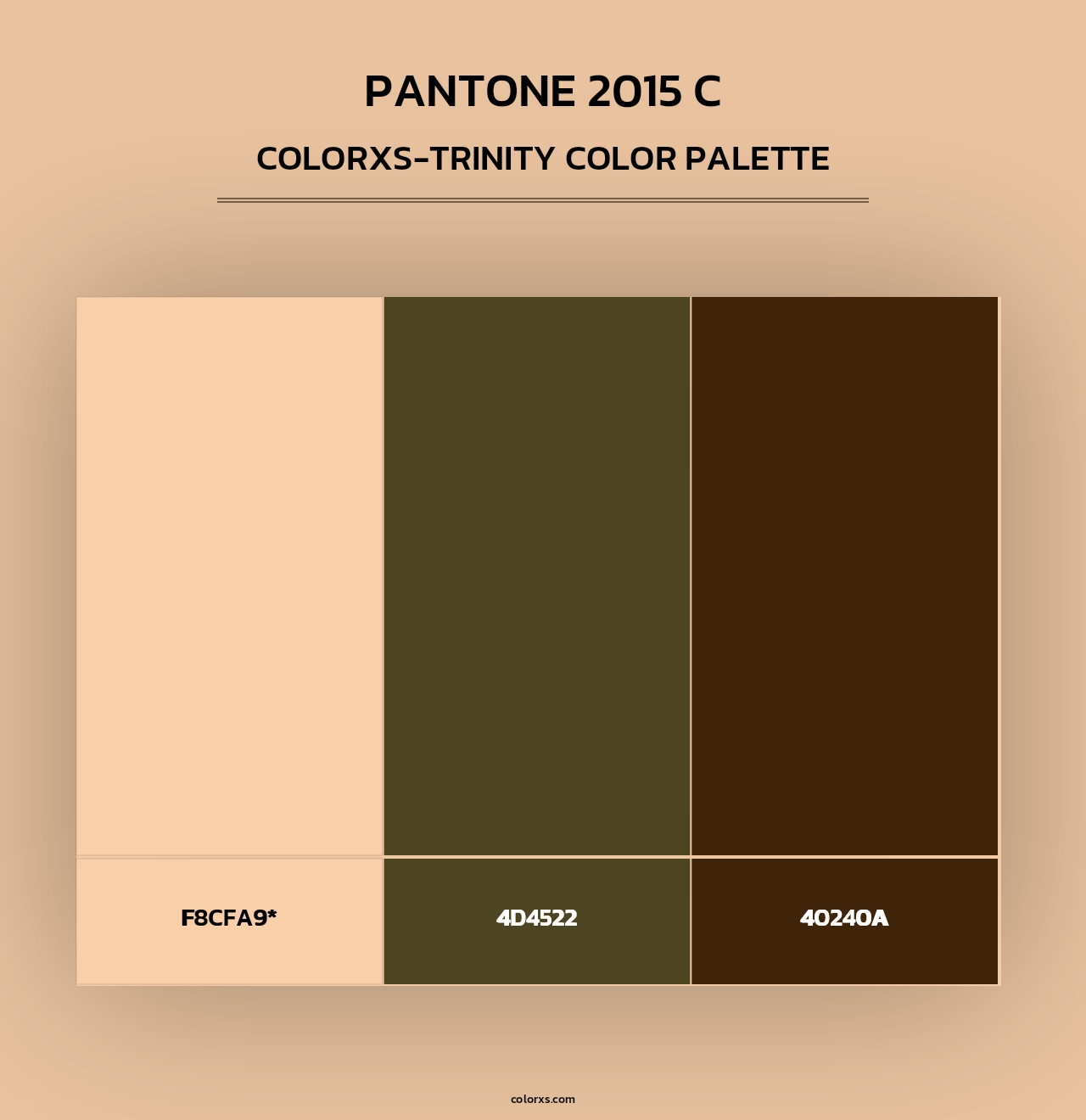 PANTONE 2015 C - Colorxs Trinity Palette
