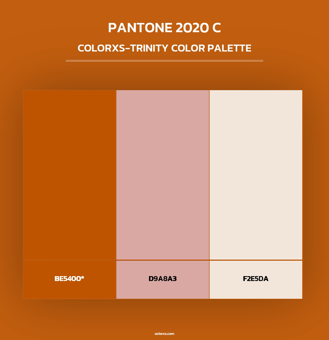 PANTONE 2020 C - Colorxs Trinity Palette
