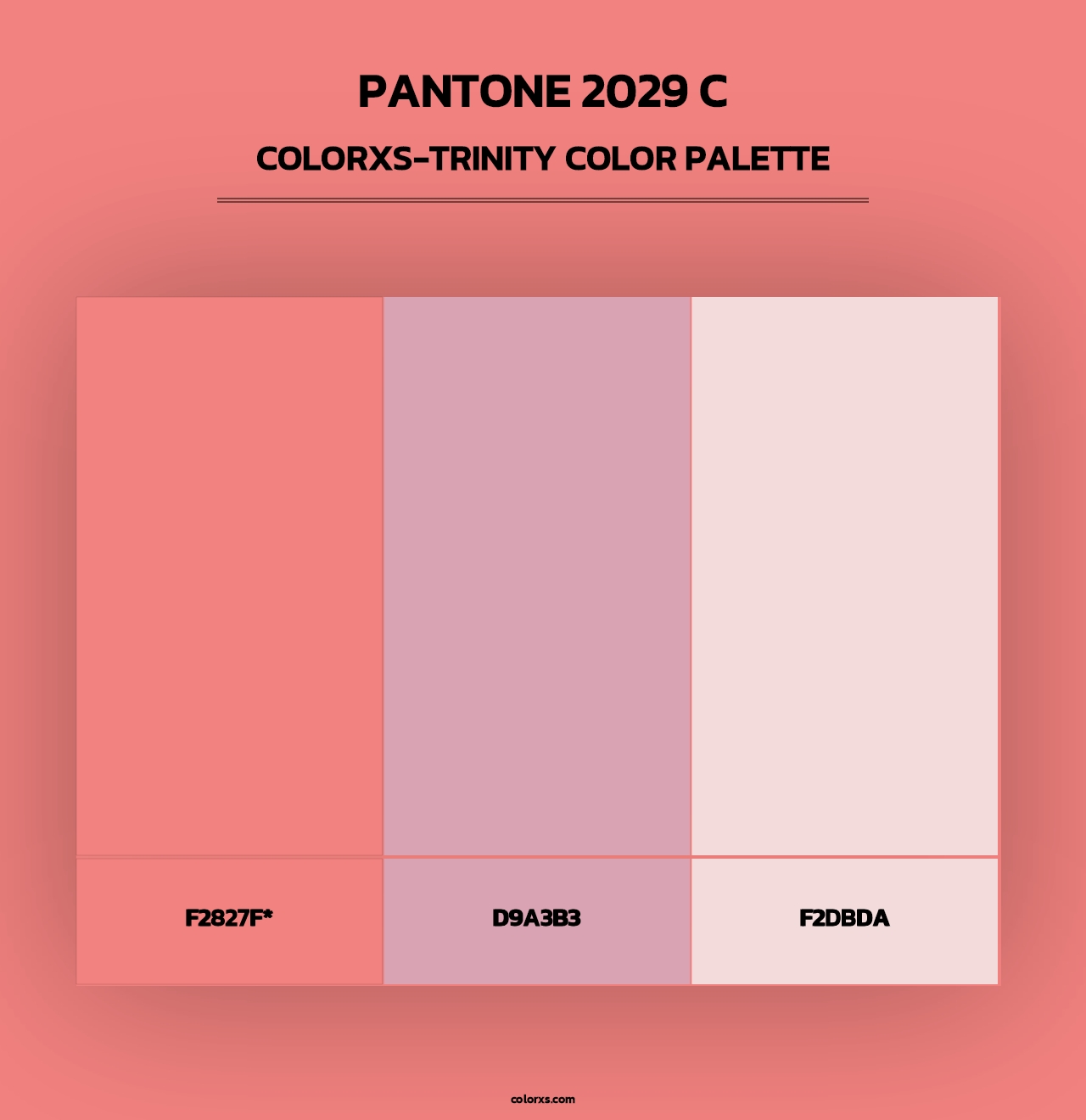 PANTONE 2029 C - Colorxs Trinity Palette