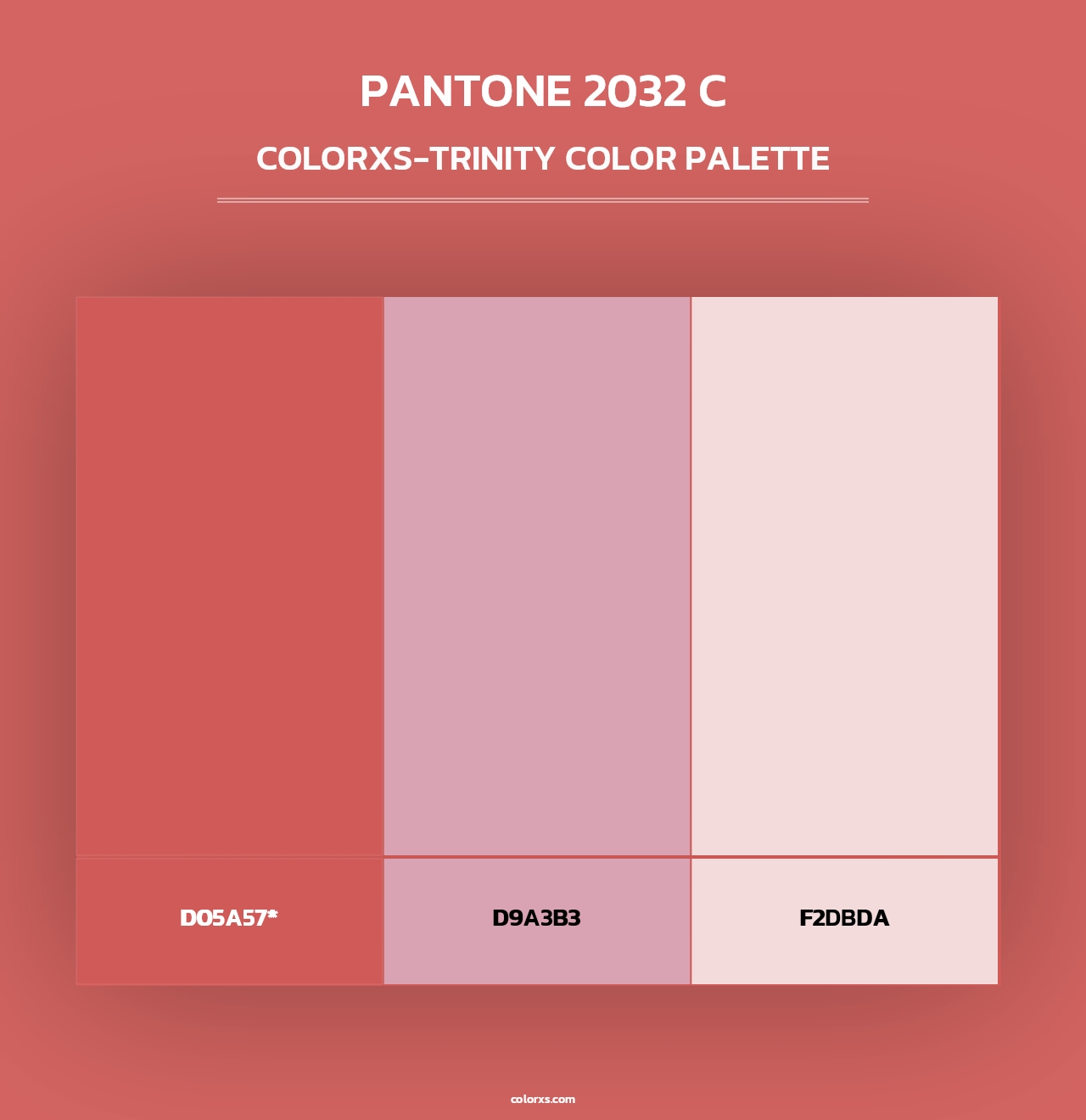 PANTONE 2032 C - Colorxs Trinity Palette