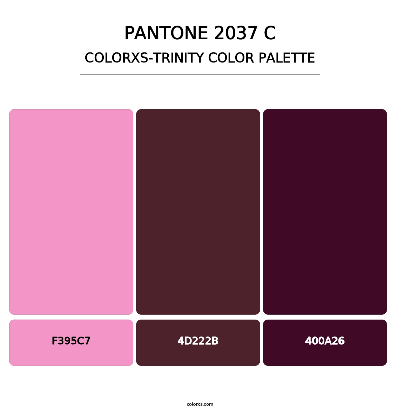PANTONE 2037 C - Colorxs Trinity Palette