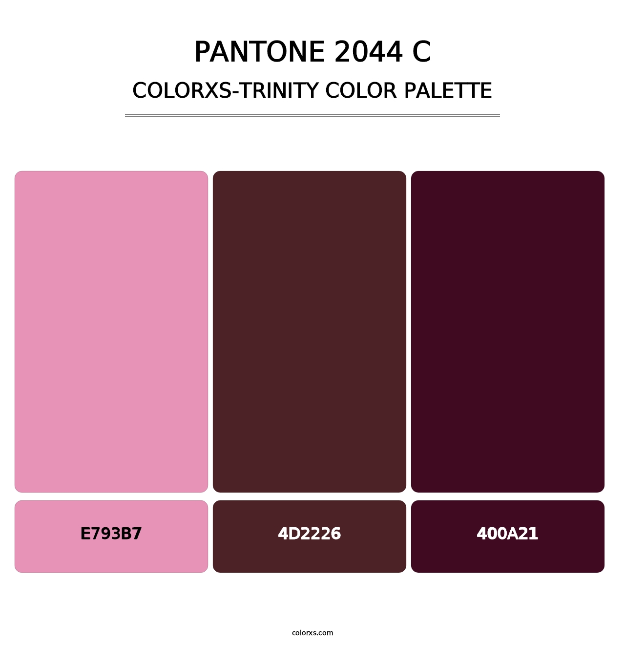 PANTONE 2044 C - Colorxs Trinity Palette
