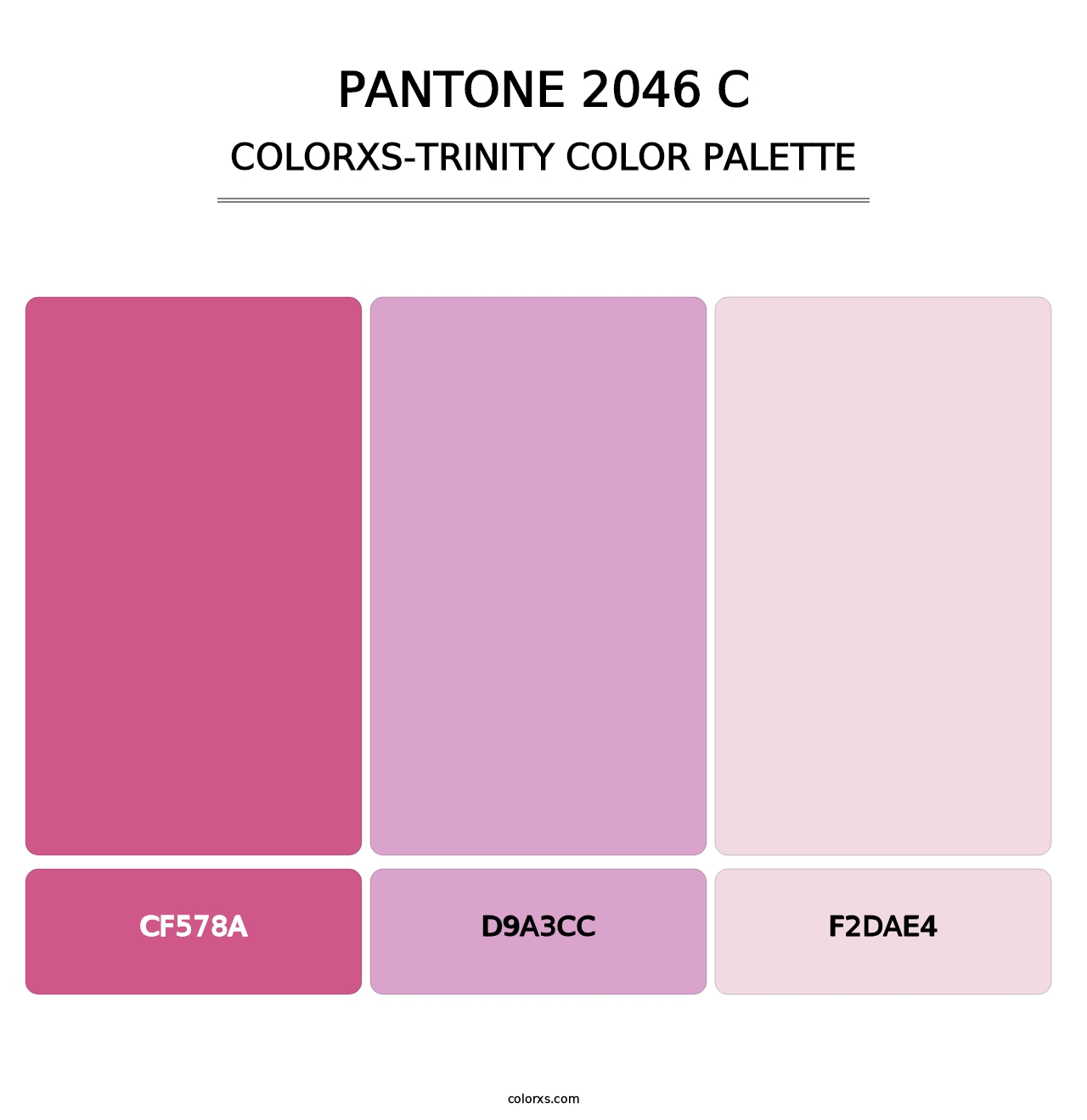 PANTONE 2046 C - Colorxs Trinity Palette