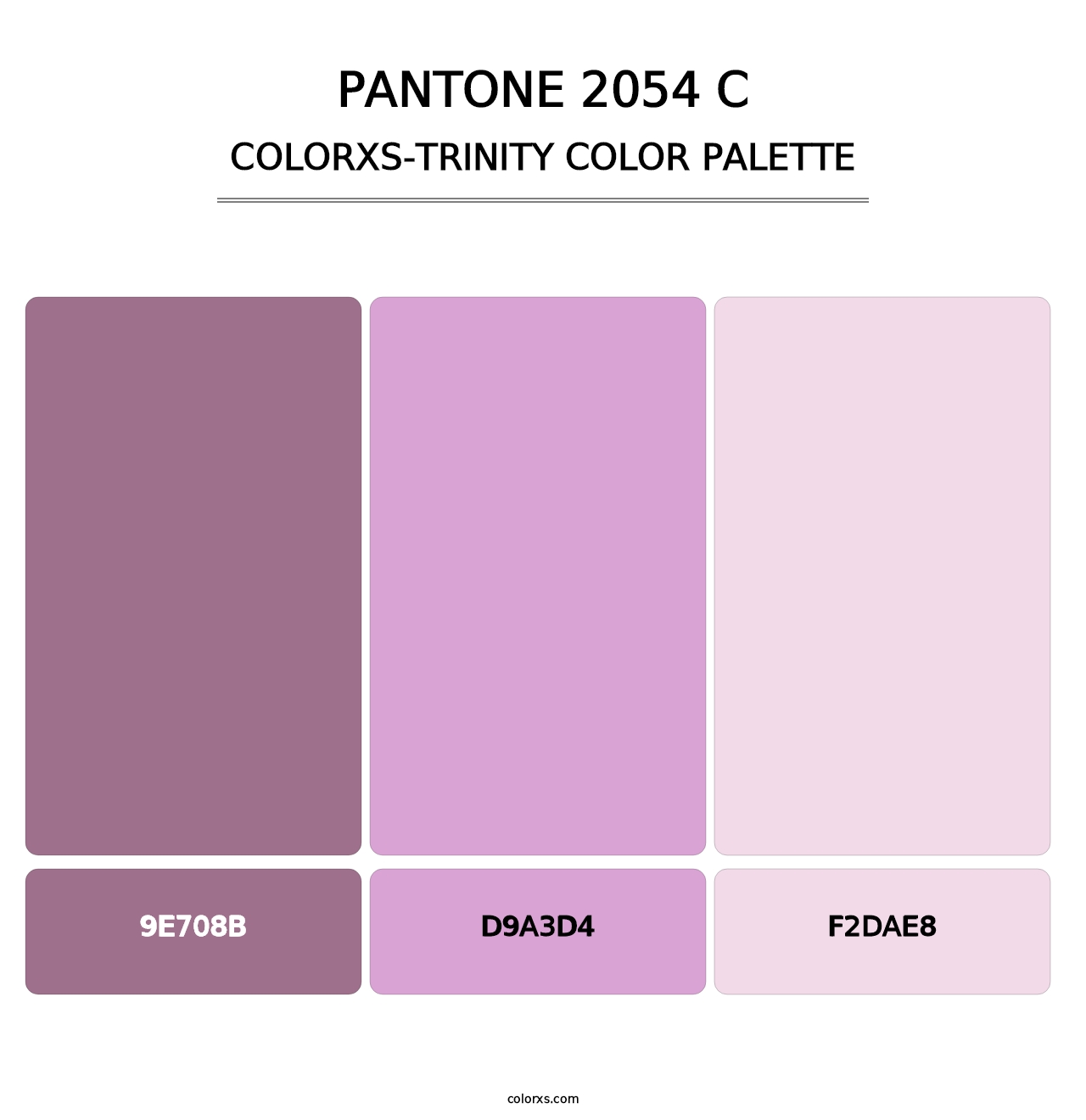 PANTONE 2054 C - Colorxs Trinity Palette