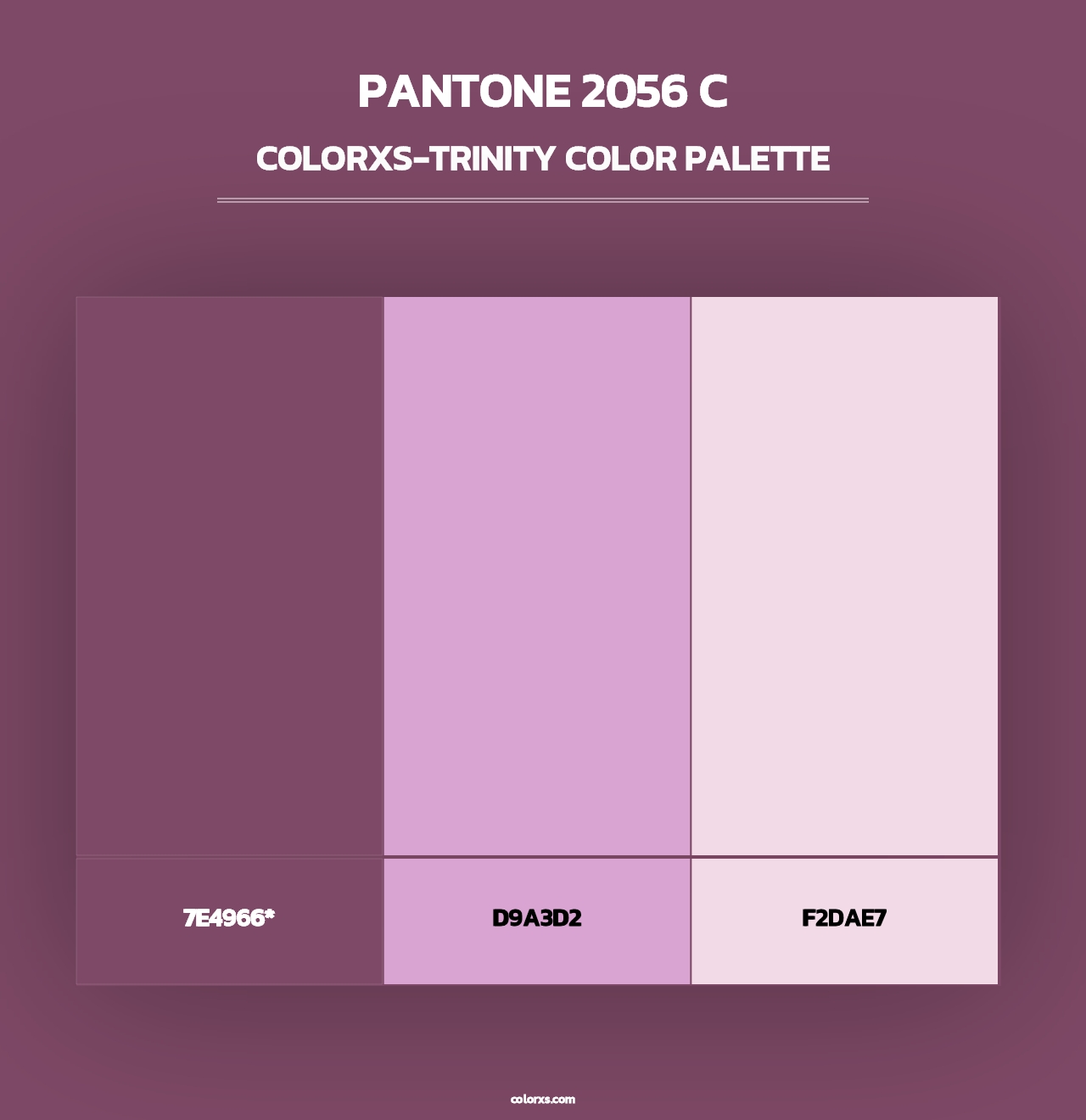 PANTONE 2056 C - Colorxs Trinity Palette
