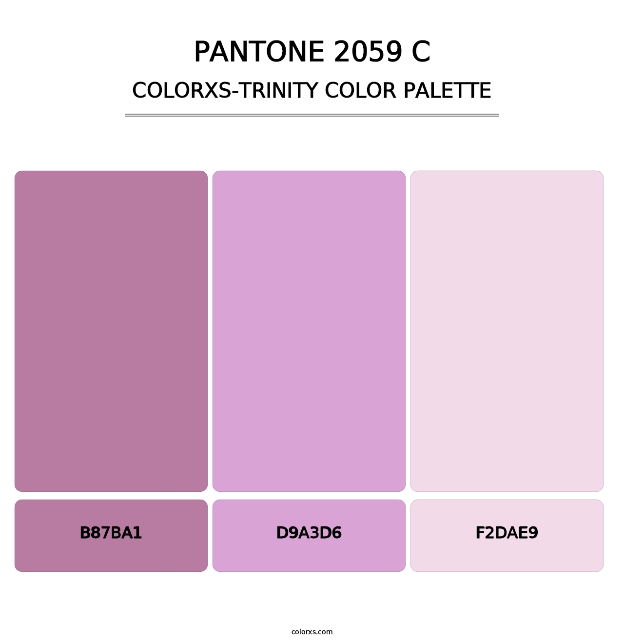 PANTONE 2059 C - Colorxs Trinity Palette