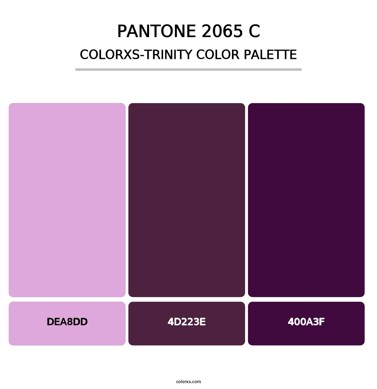PANTONE 2065 C - Colorxs Trinity Palette