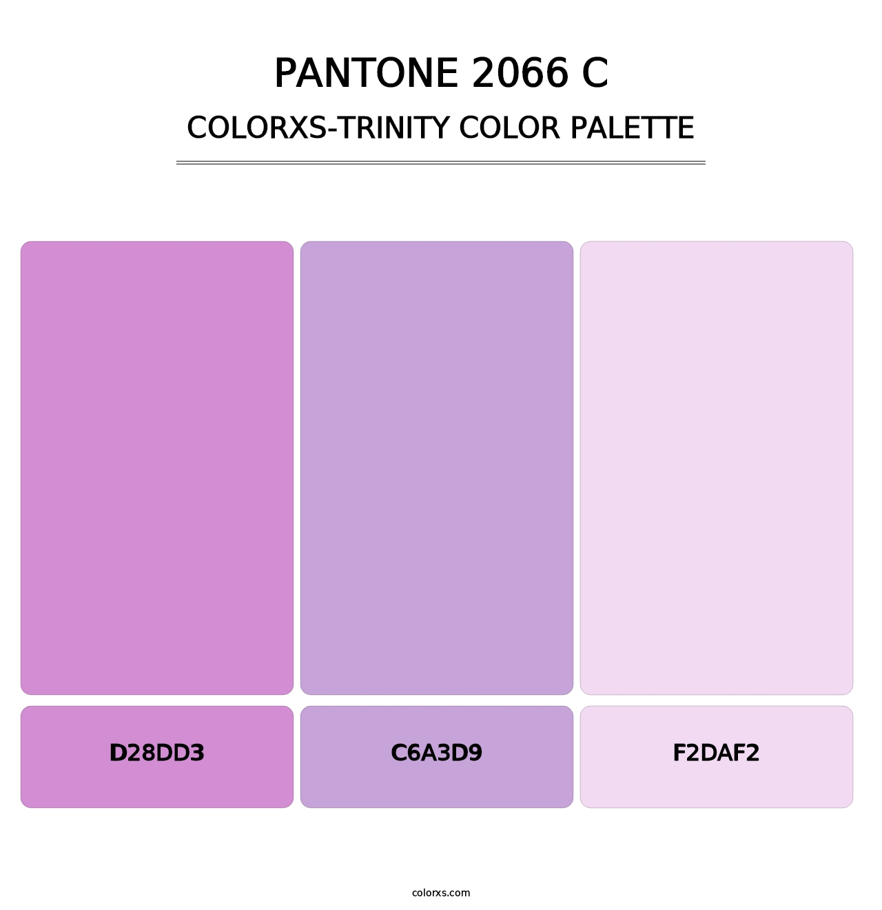 PANTONE 2066 C - Colorxs Trinity Palette