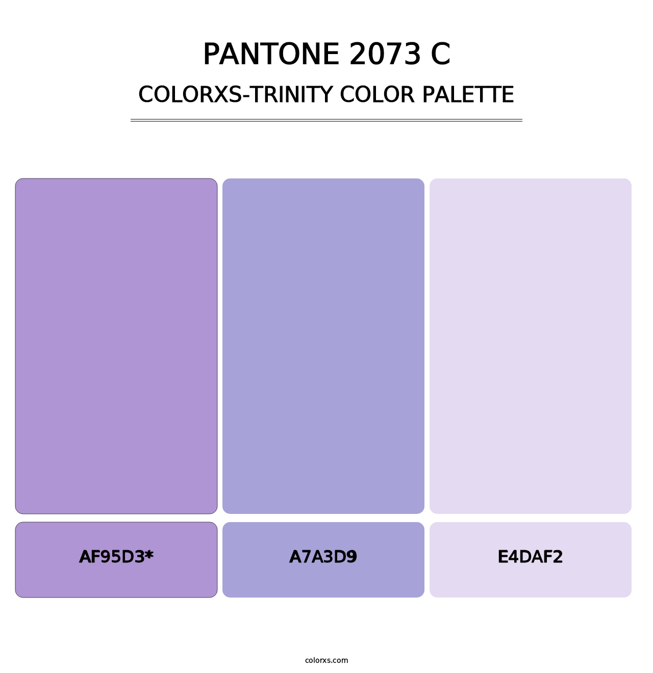 PANTONE 2073 C - Colorxs Trinity Palette