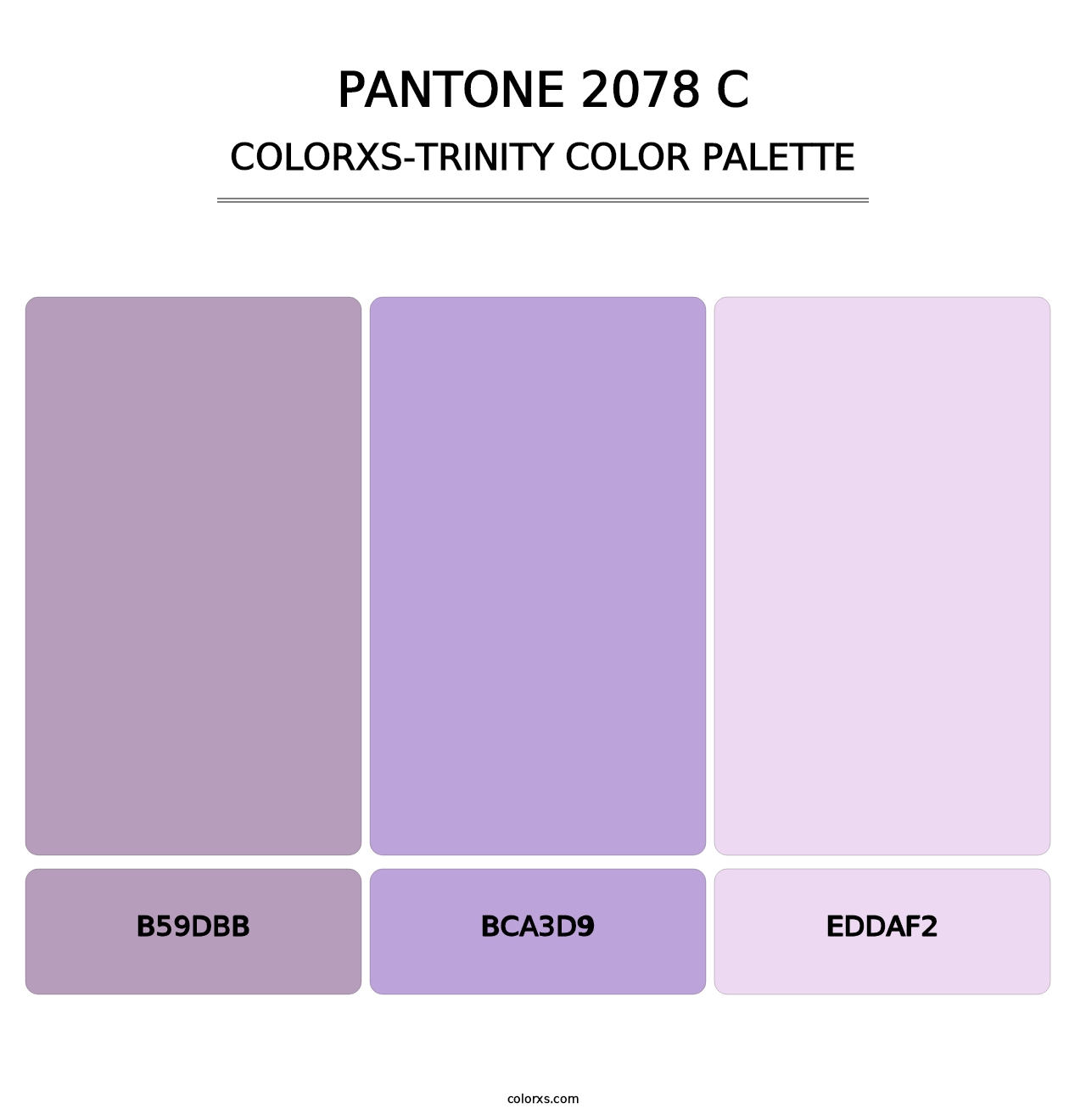 PANTONE 2078 C - Colorxs Trinity Palette