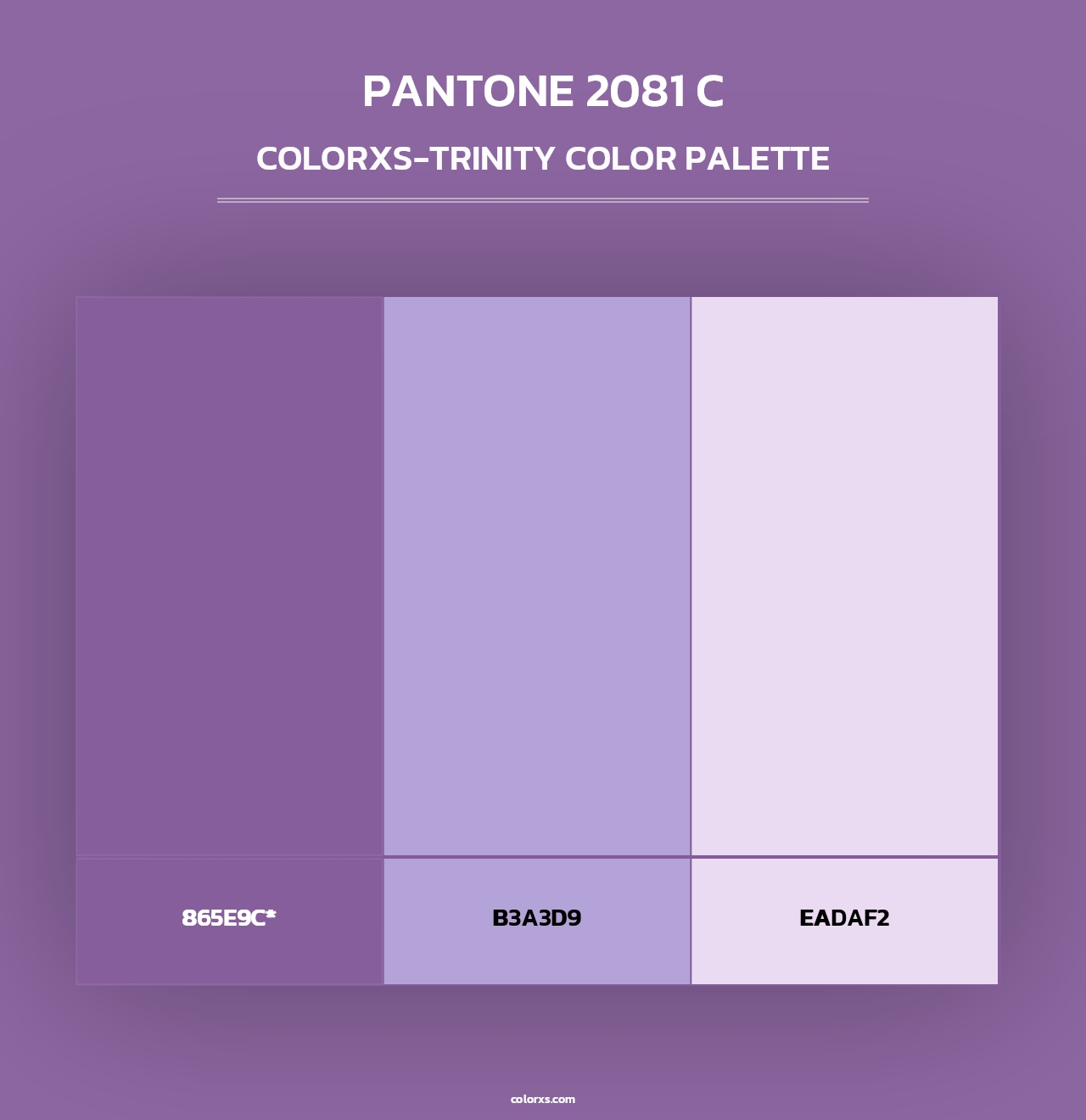 PANTONE 2081 C - Colorxs Trinity Palette