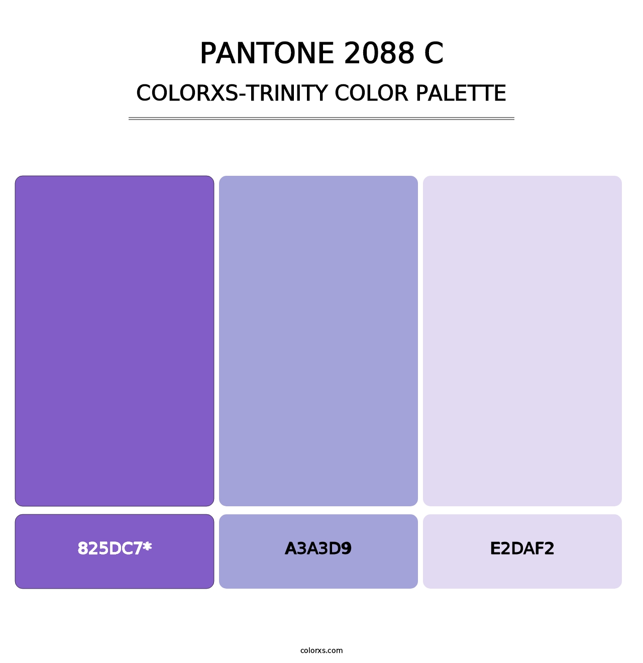 PANTONE 2088 C - Colorxs Trinity Palette