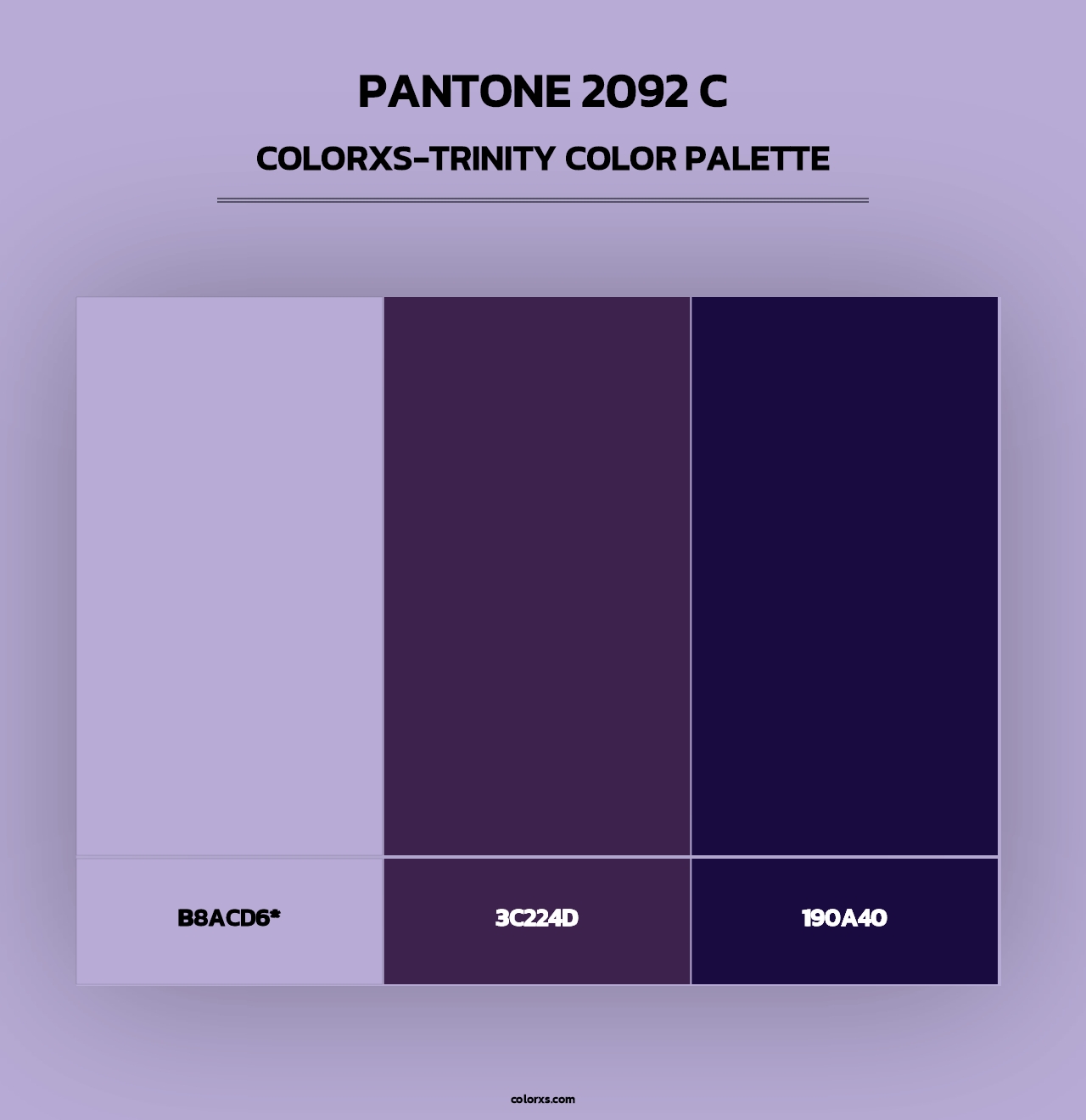 PANTONE 2092 C - Colorxs Trinity Palette