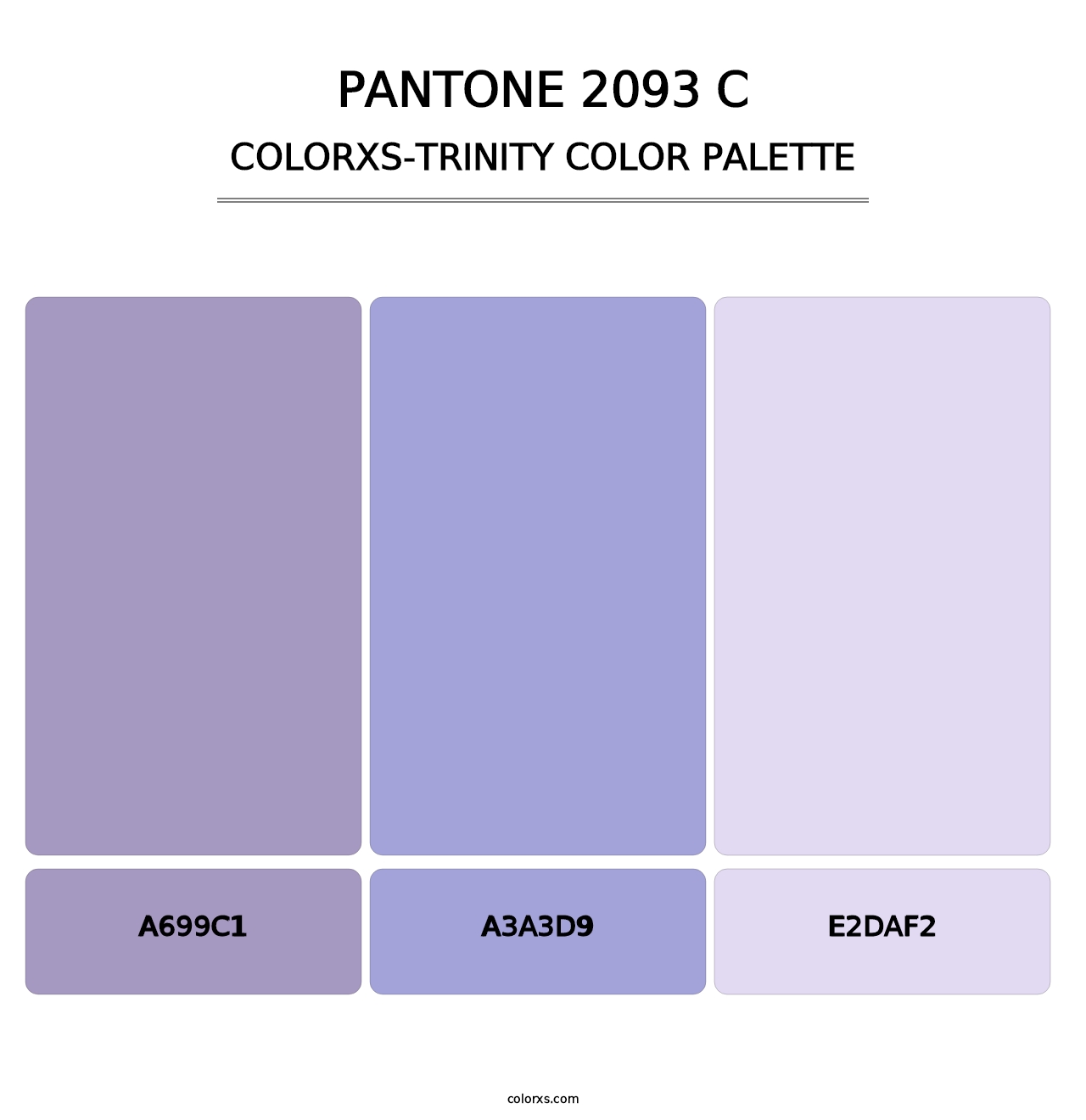 PANTONE 2093 C - Colorxs Trinity Palette