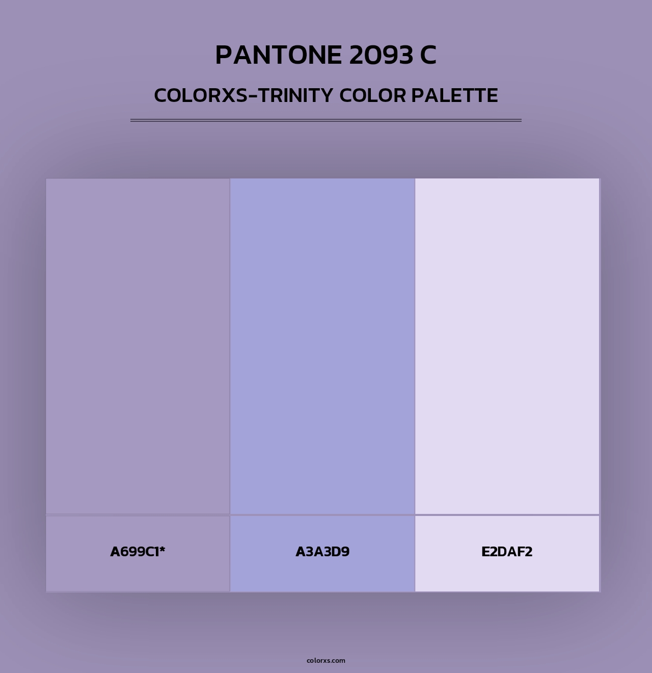 PANTONE 2093 C - Colorxs Trinity Palette