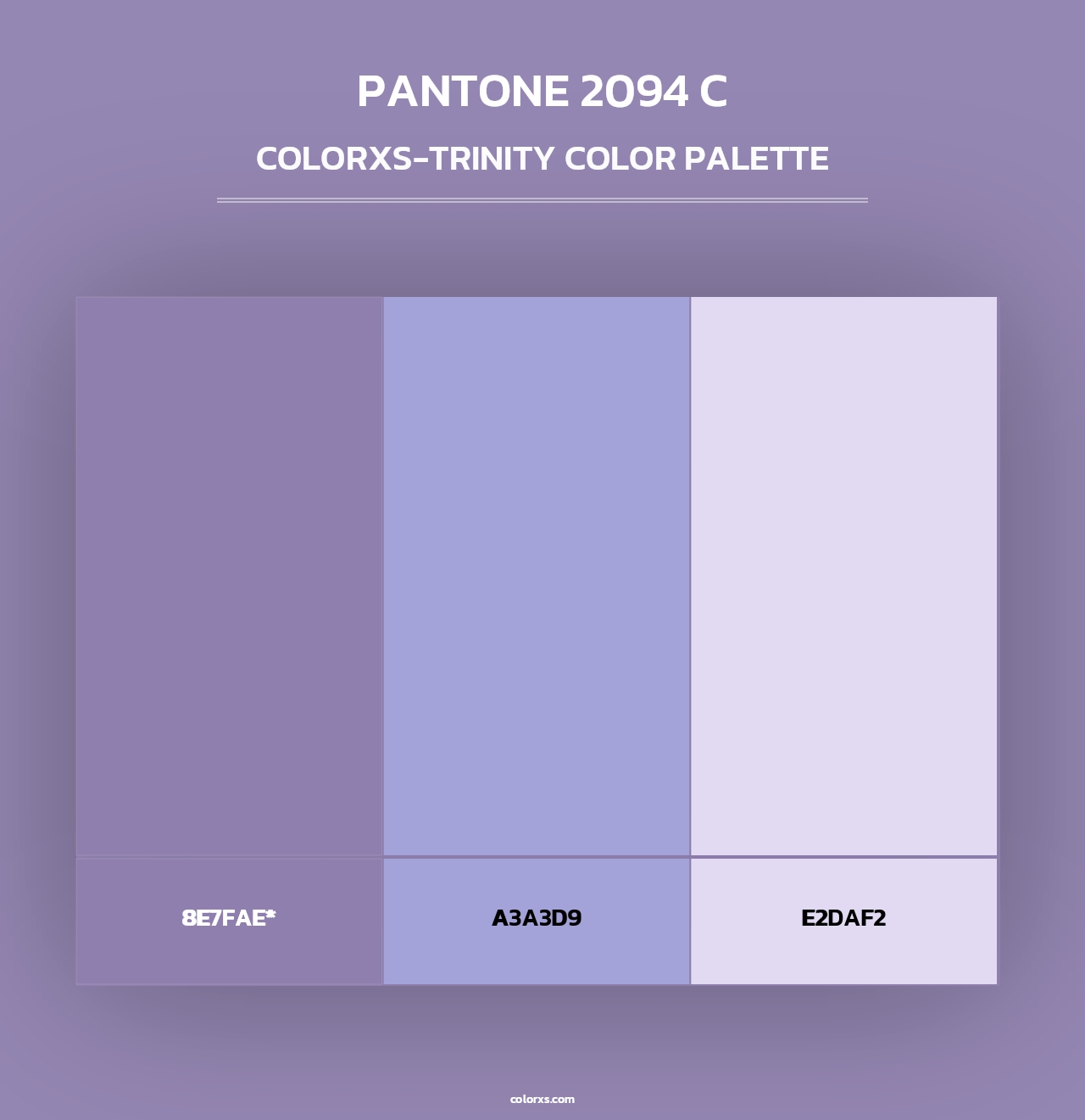 PANTONE 2094 C - Colorxs Trinity Palette