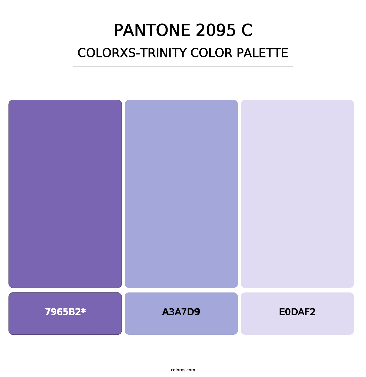 PANTONE 2095 C - Colorxs Trinity Palette