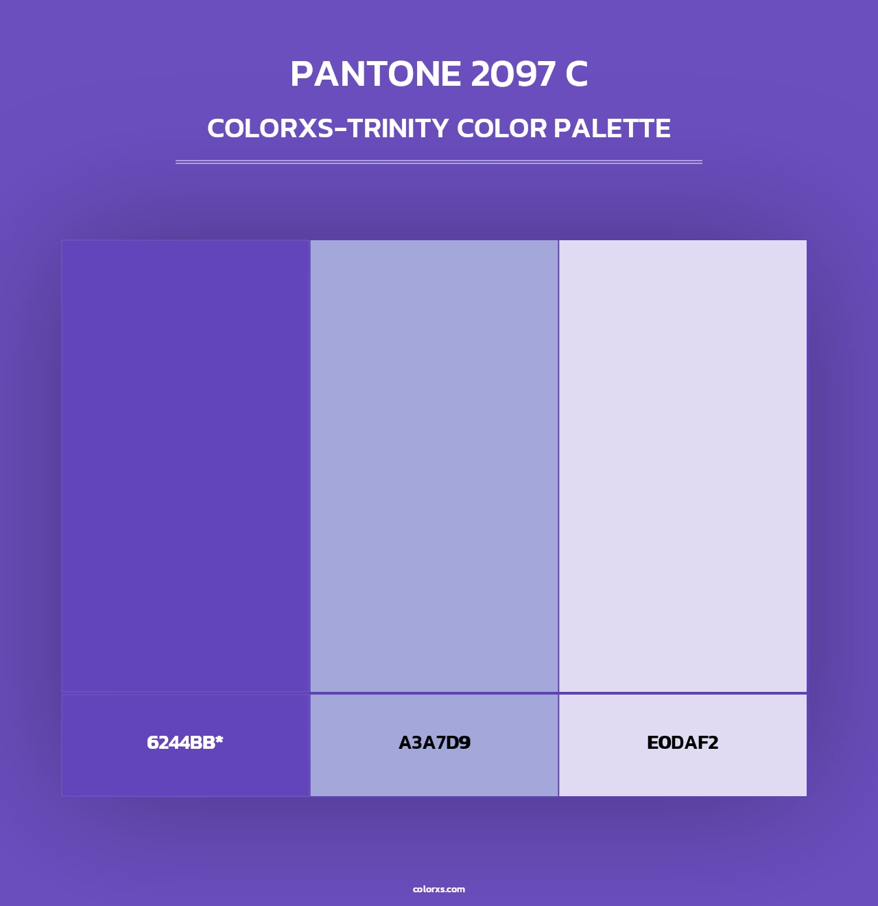 PANTONE 2097 C - Colorxs Trinity Palette