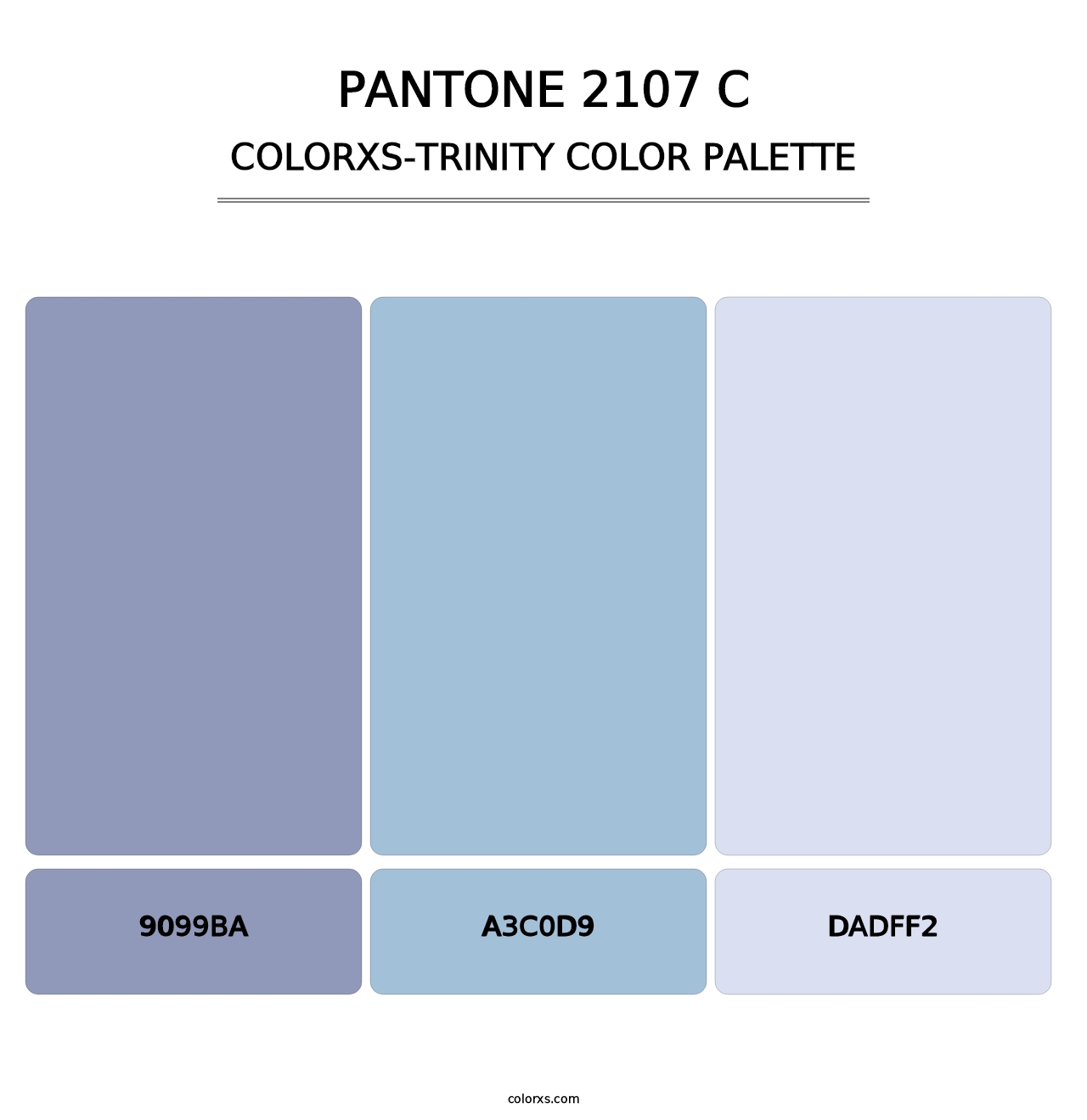PANTONE 2107 C - Colorxs Trinity Palette