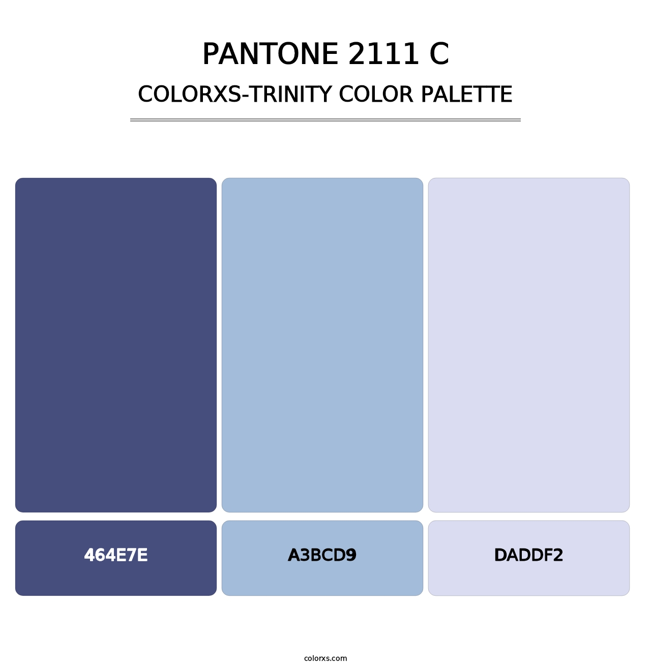 PANTONE 2111 C - Colorxs Trinity Palette