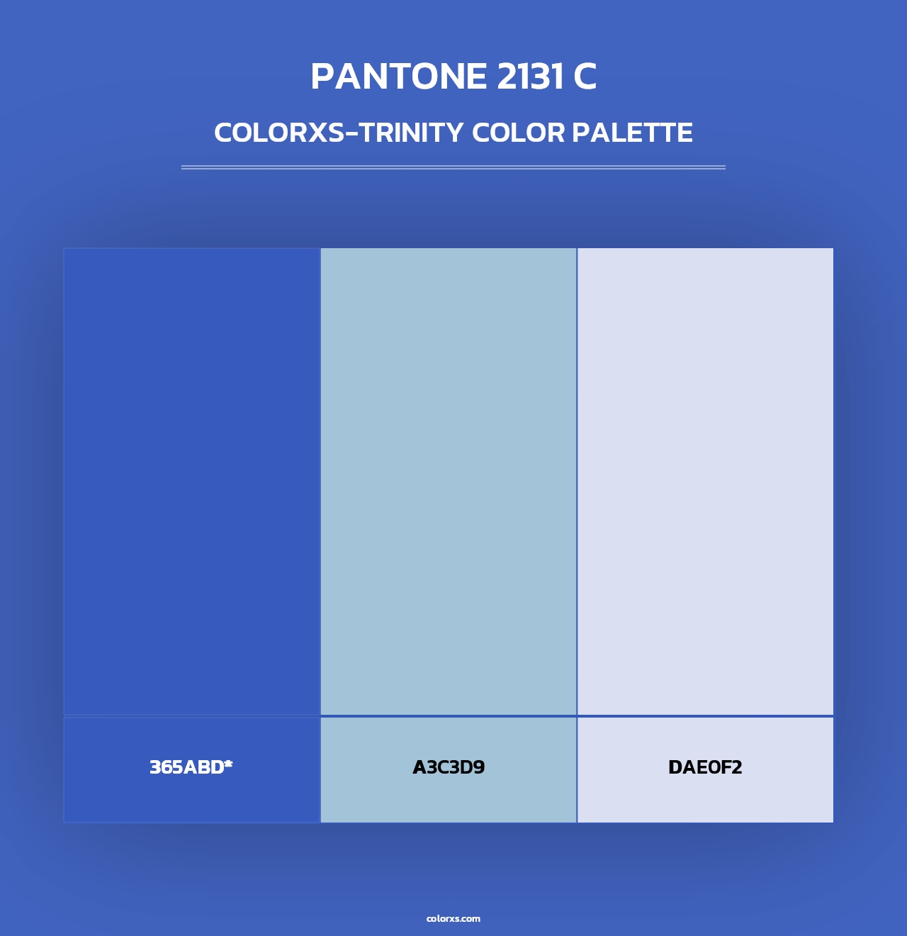 PANTONE 2131 C - Colorxs Trinity Palette