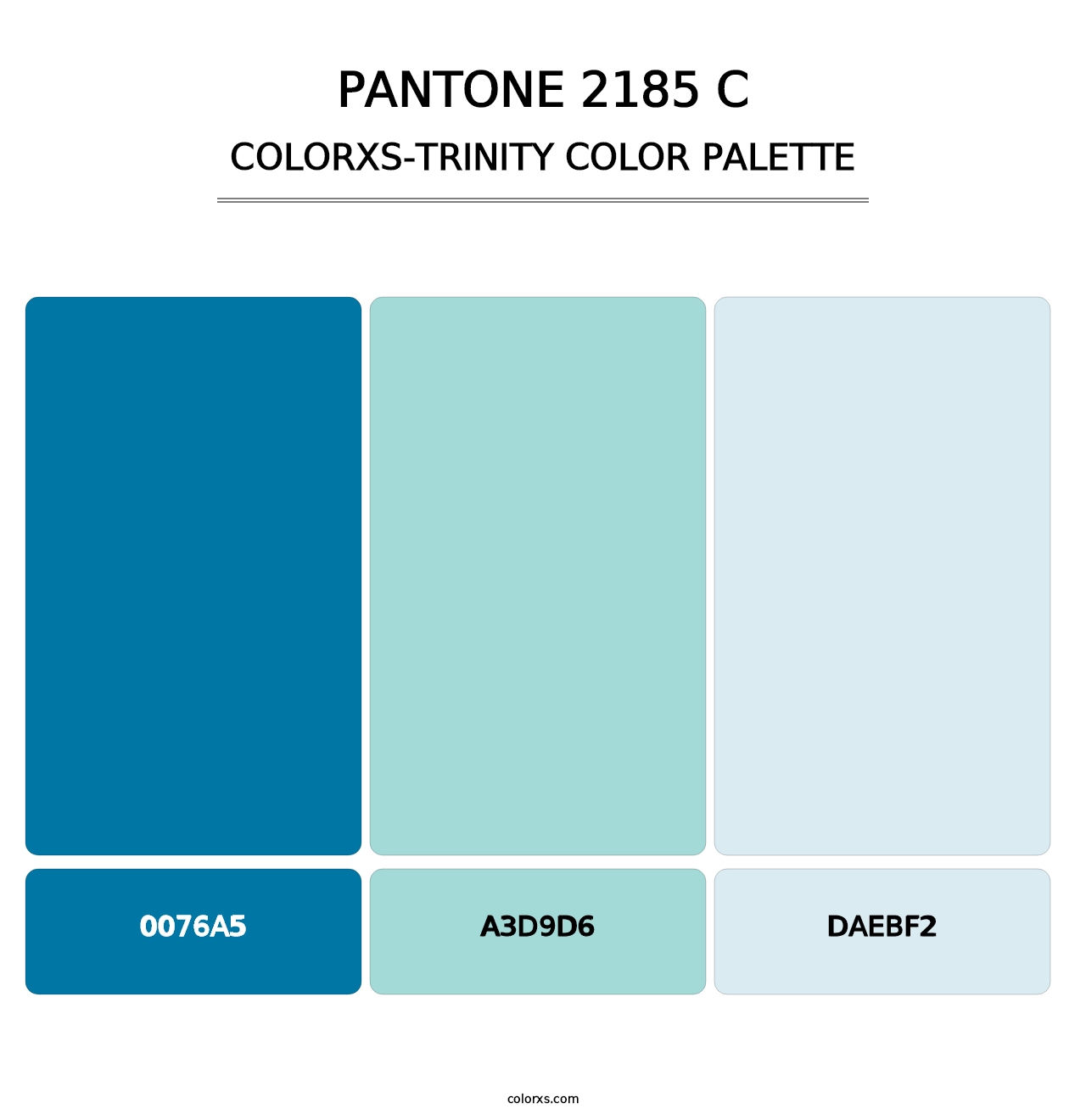 PANTONE 2185 C - Colorxs Trinity Palette