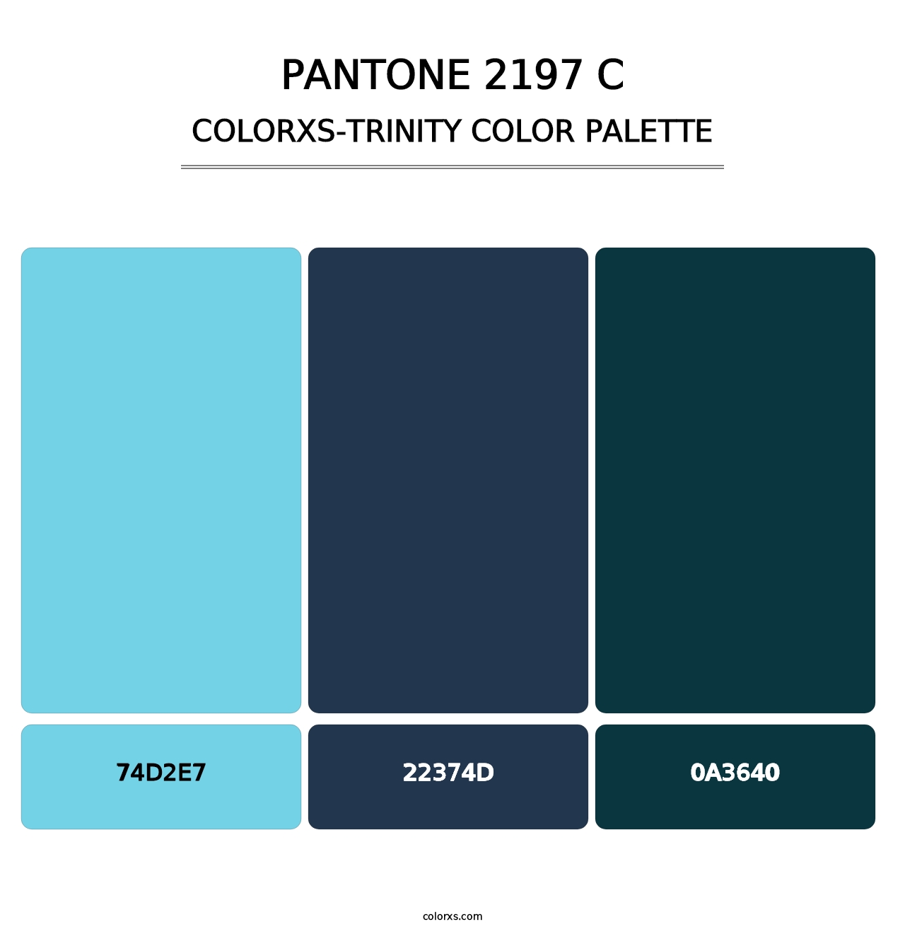 PANTONE 2197 C - Colorxs Trinity Palette