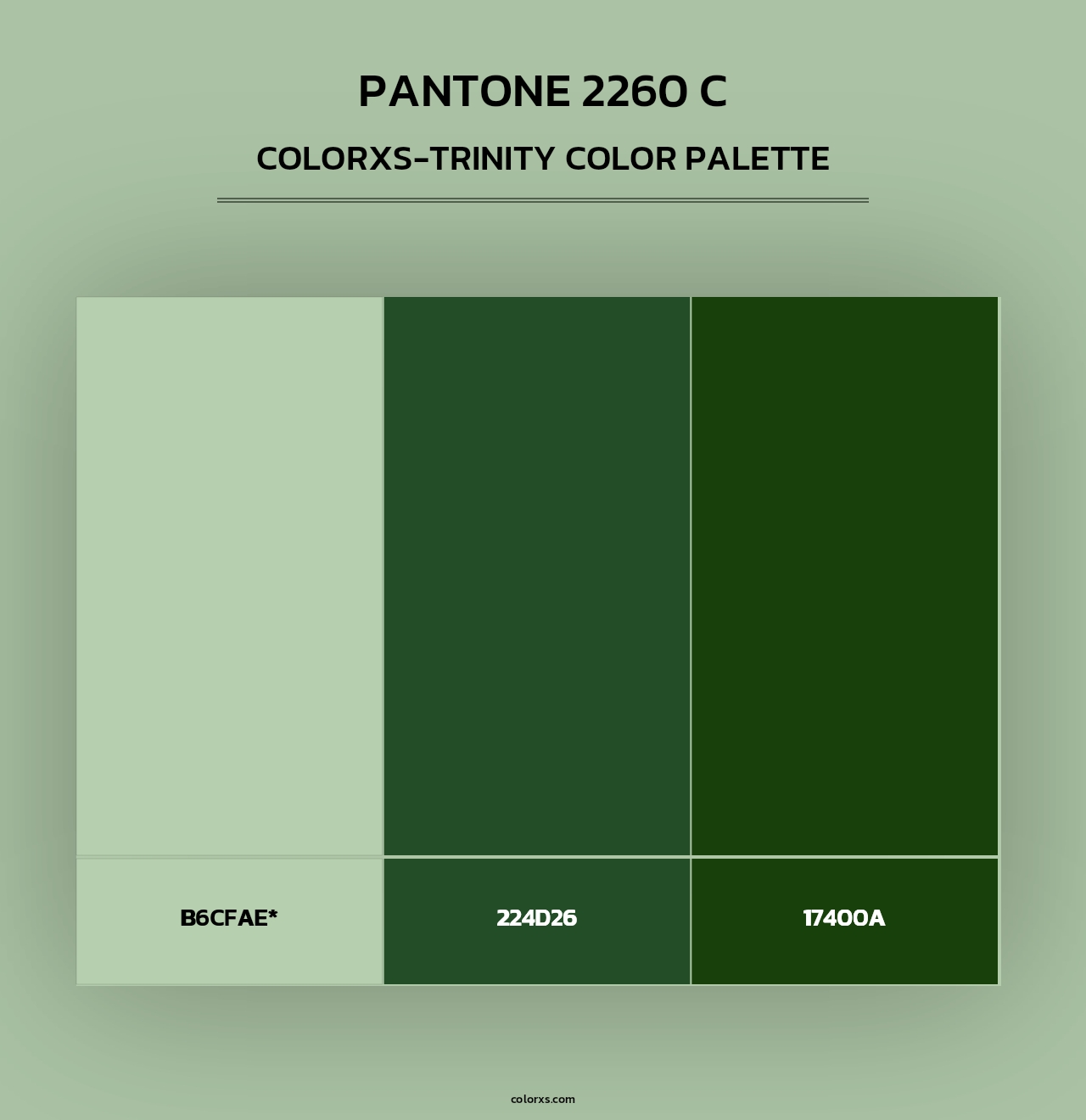 PANTONE 2260 C - Colorxs Trinity Palette
