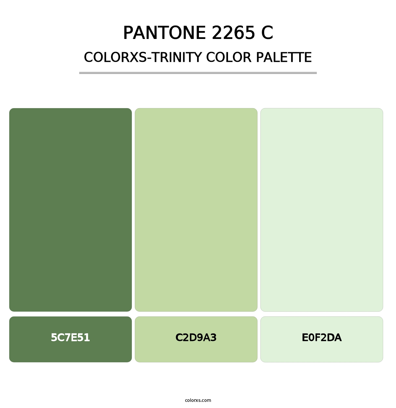 PANTONE 2265 C - Colorxs Trinity Palette