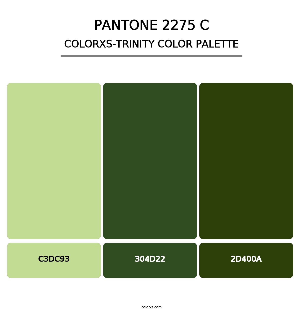 PANTONE 2275 C - Colorxs Trinity Palette