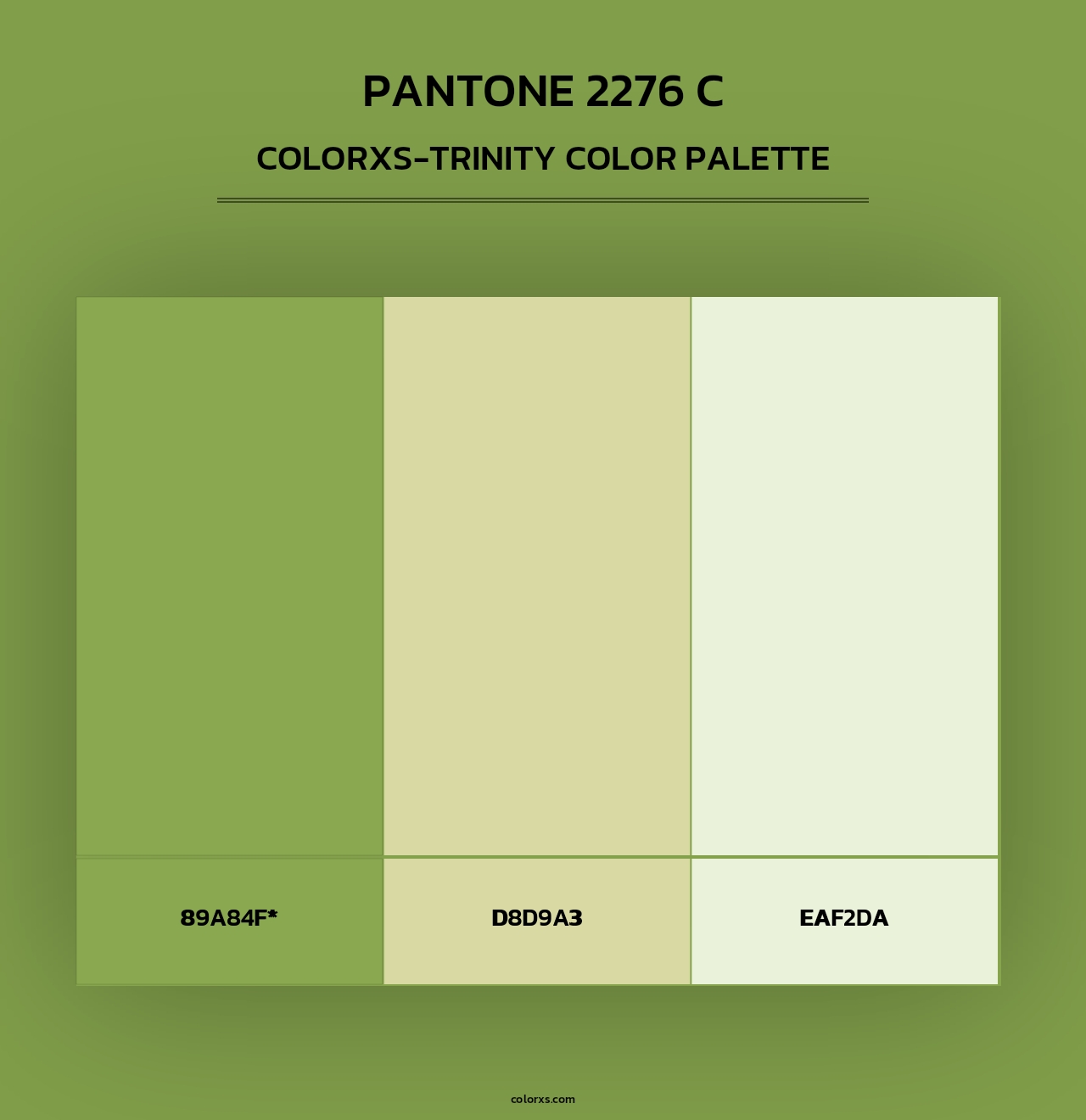 PANTONE 2276 C - Colorxs Trinity Palette