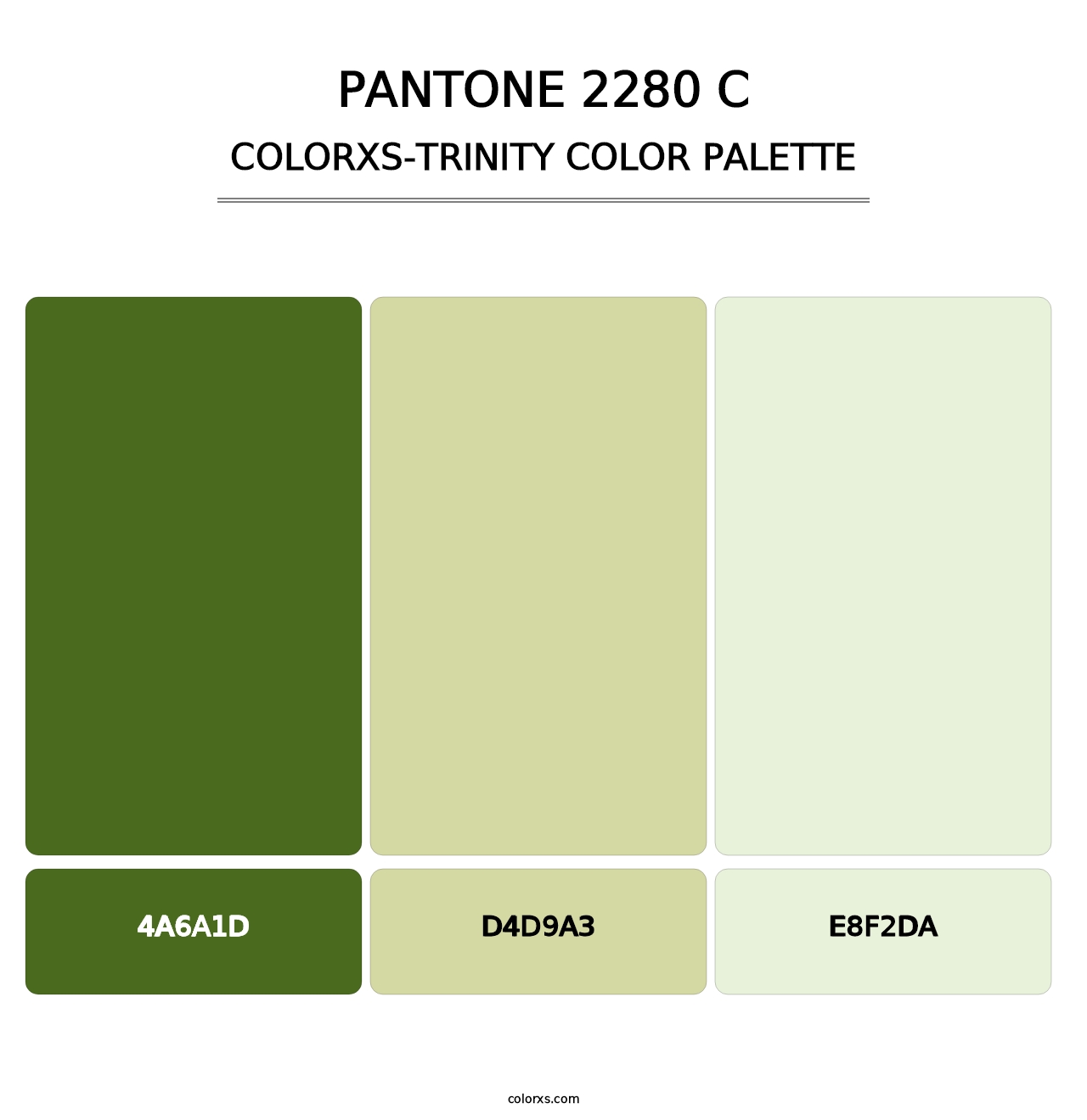 PANTONE 2280 C - Colorxs Trinity Palette