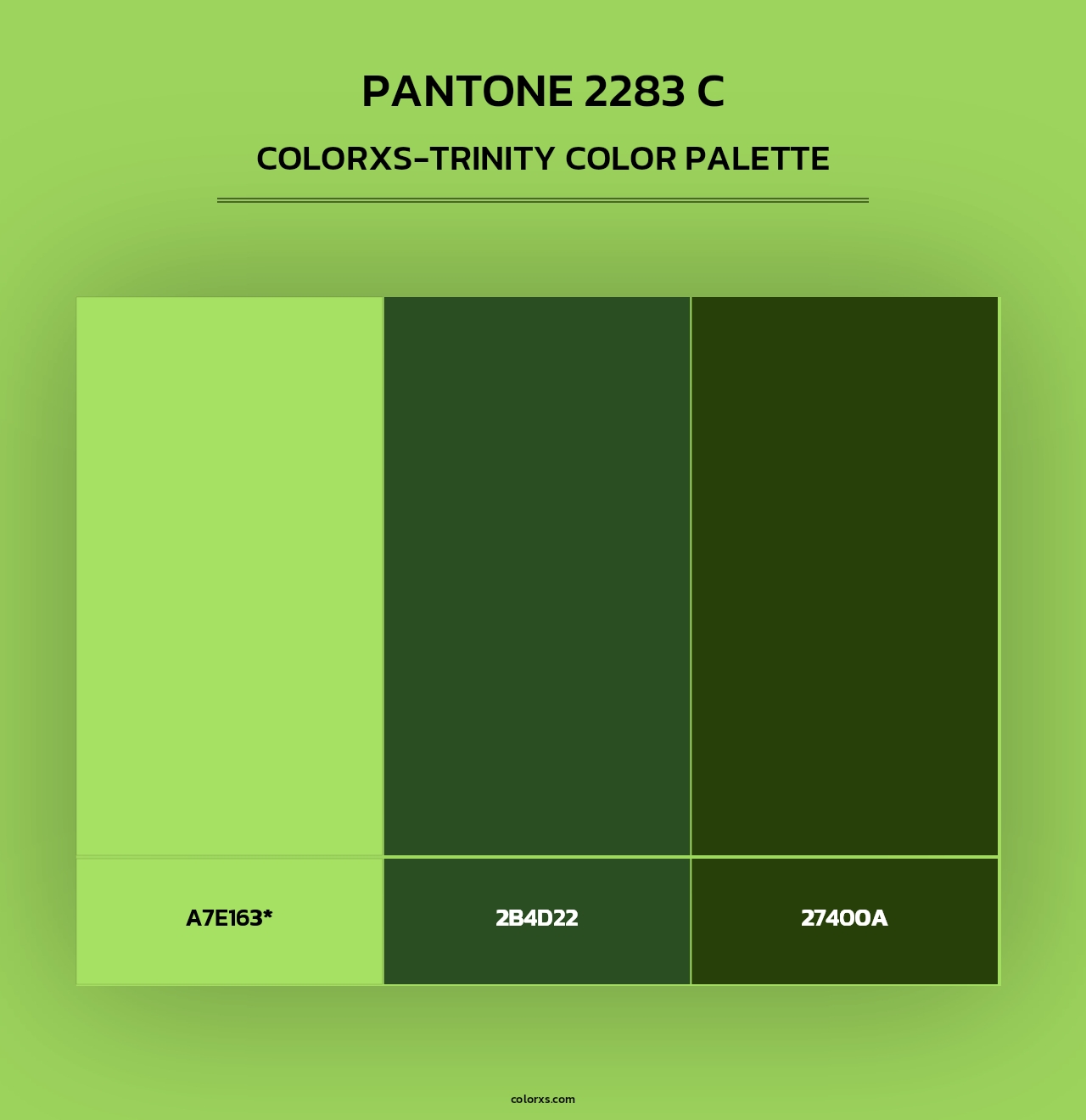 PANTONE 2283 C - Colorxs Trinity Palette