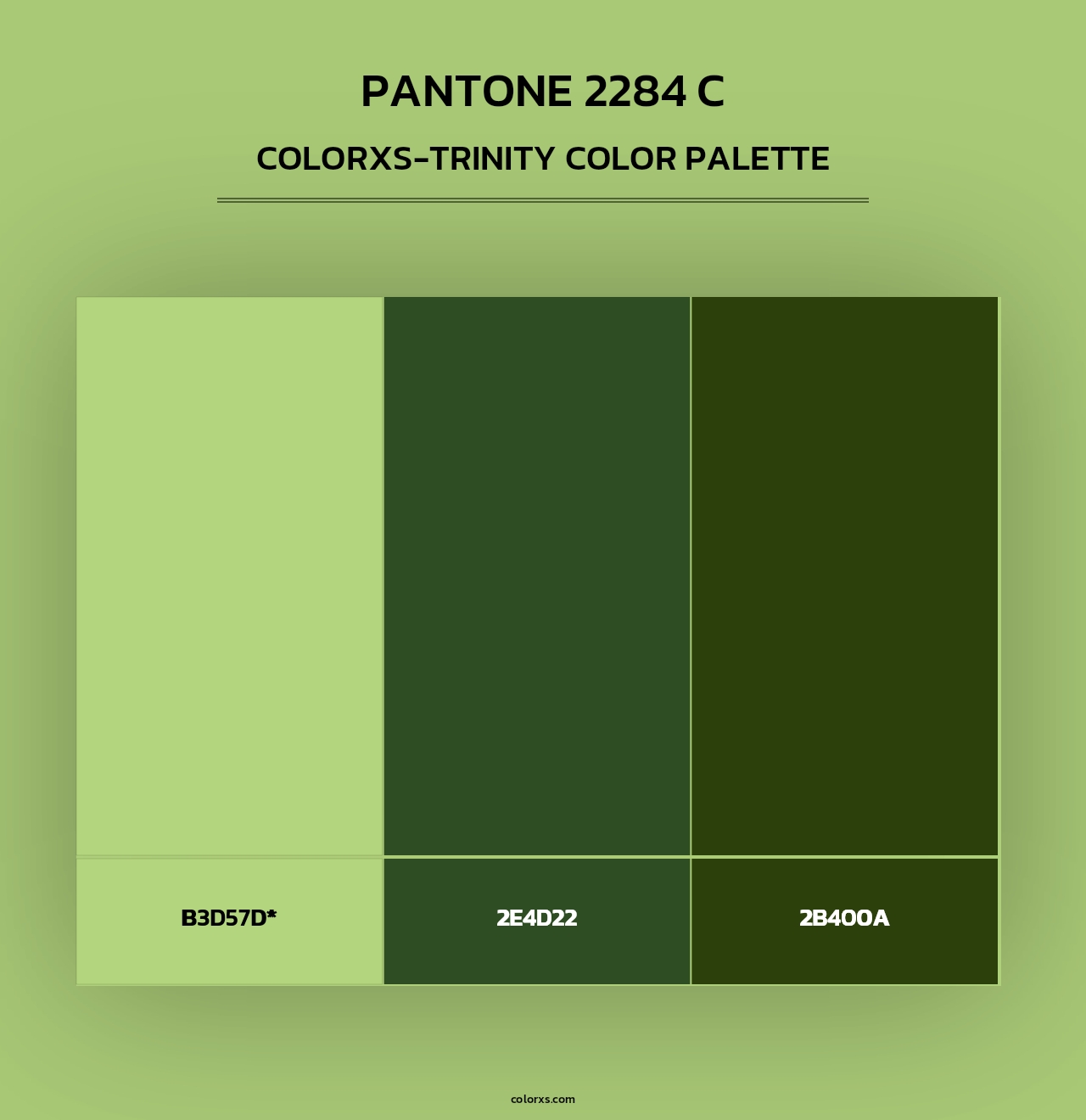 PANTONE 2284 C - Colorxs Trinity Palette